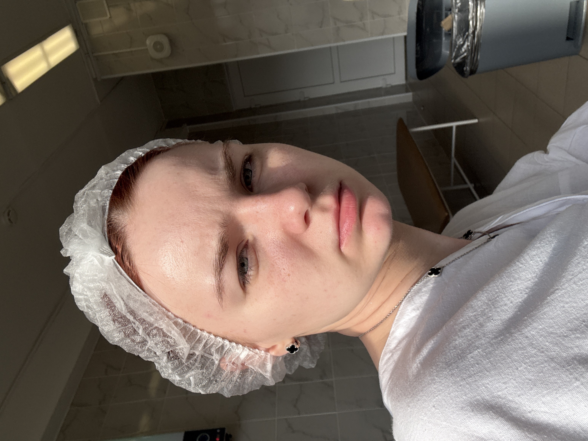 Inside a Russian medical facility, early morning