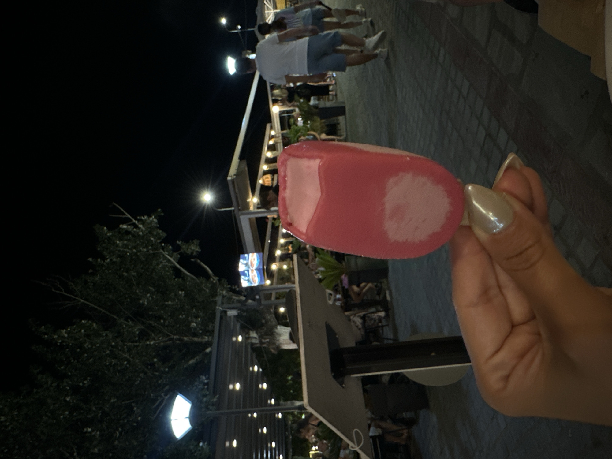 Beachside evening in Ofrynio: prawns, popsicles, and patio dogs