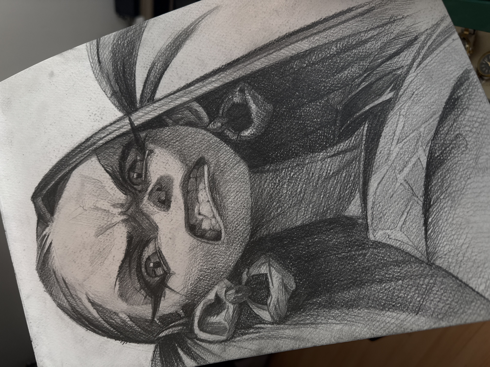 Artist showcases diverse sketch collection in Sofia morning session