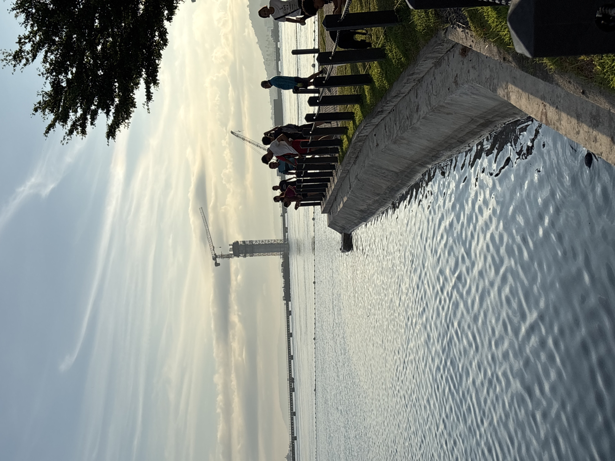 Sunset waterfront social hour in Davao City