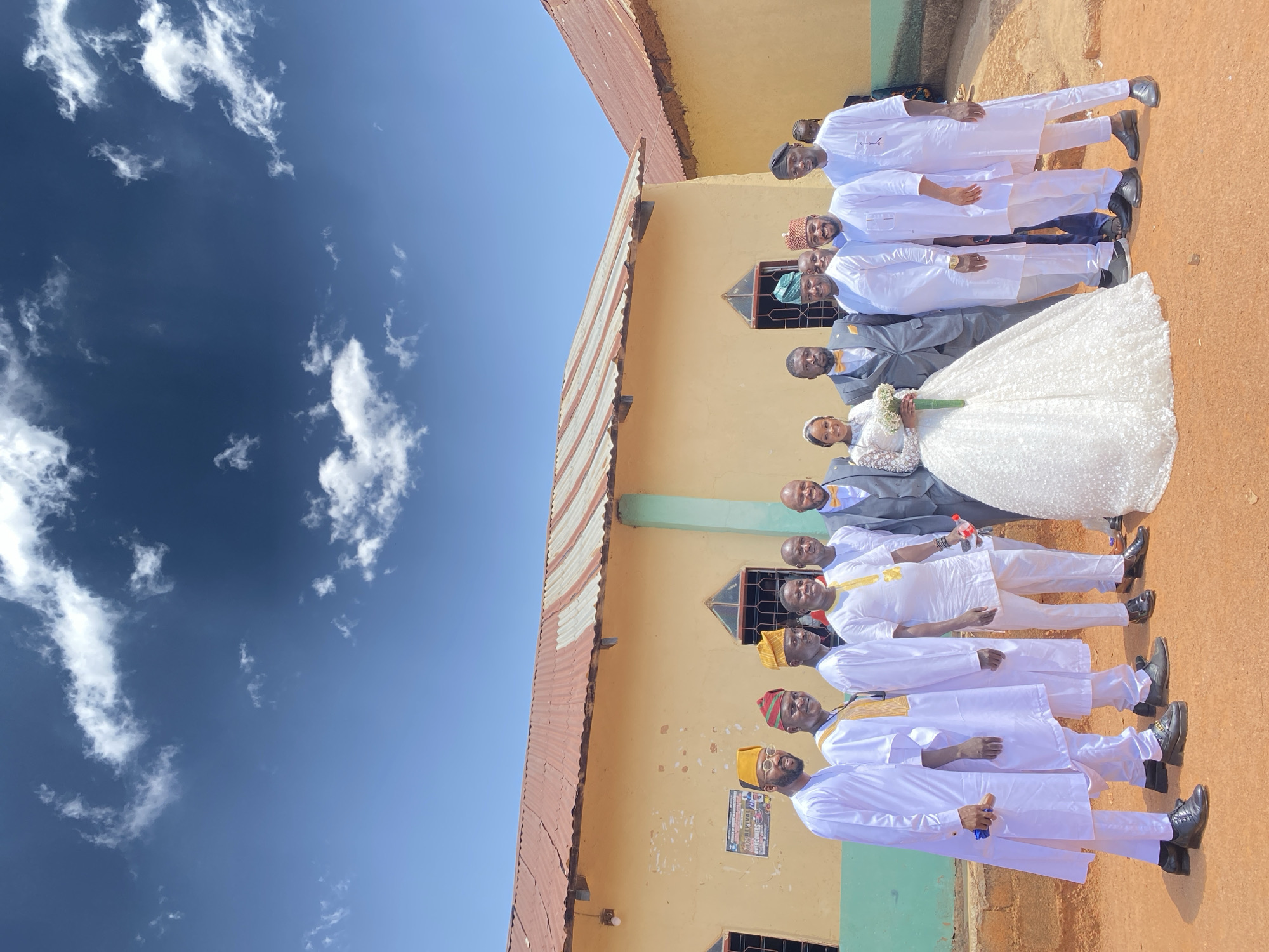 Wedding celebration documented in Vom, Nigeria with traditional attire
