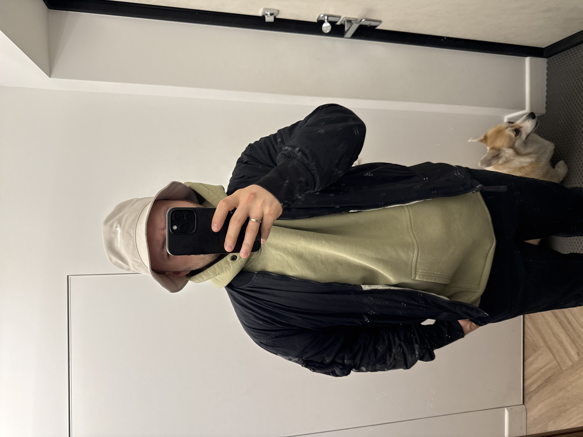 Late-night selfies and dog walk captured in Krasnoyarsk