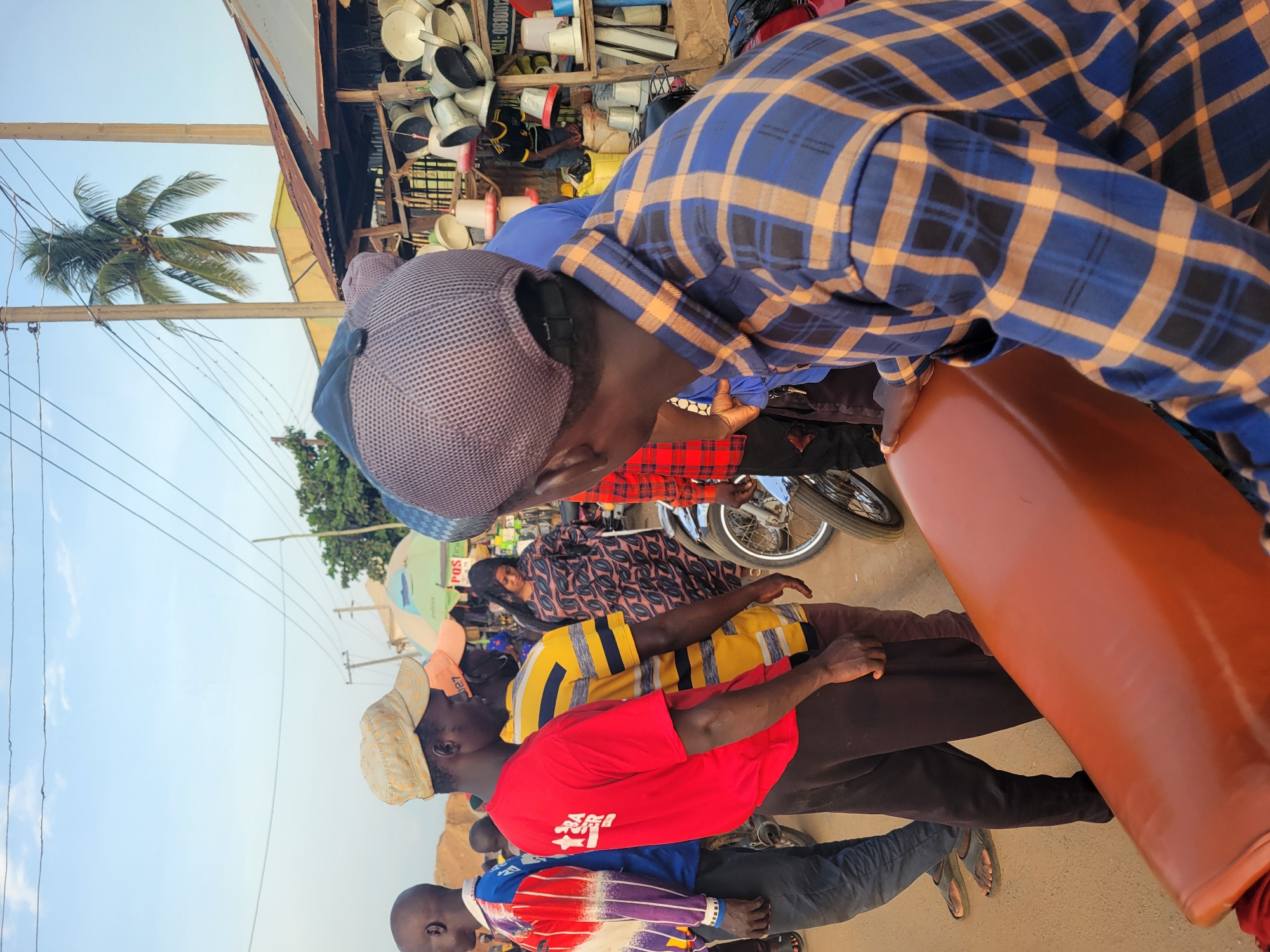 Daily street life documented in Keffi, Nigeria market area