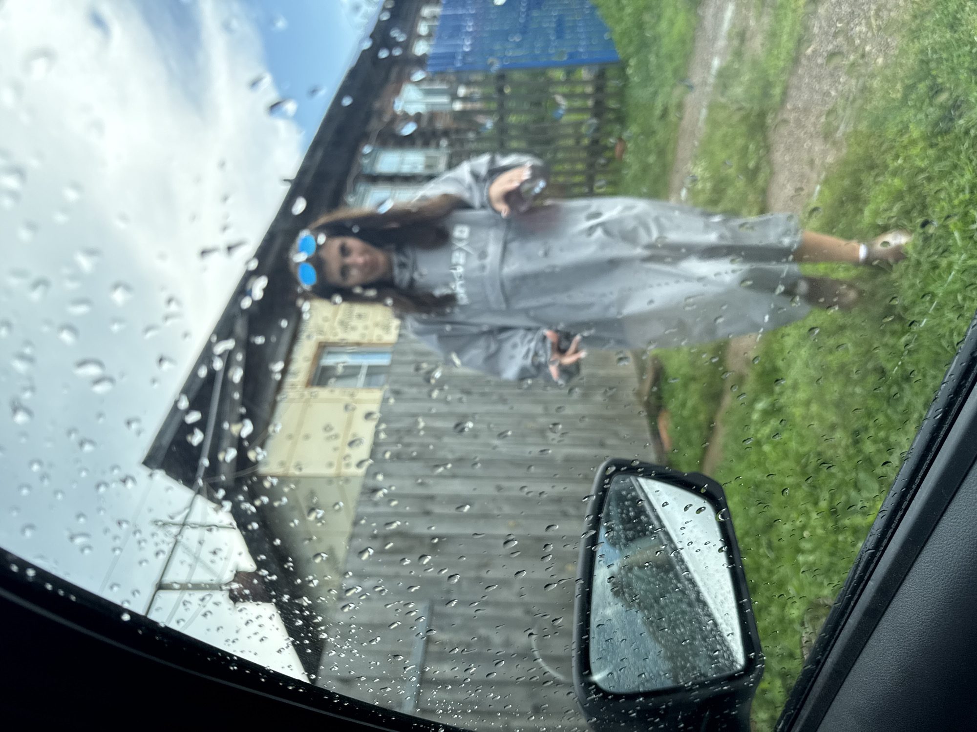 Rainy morning exploring a small Russian village, payphones and all