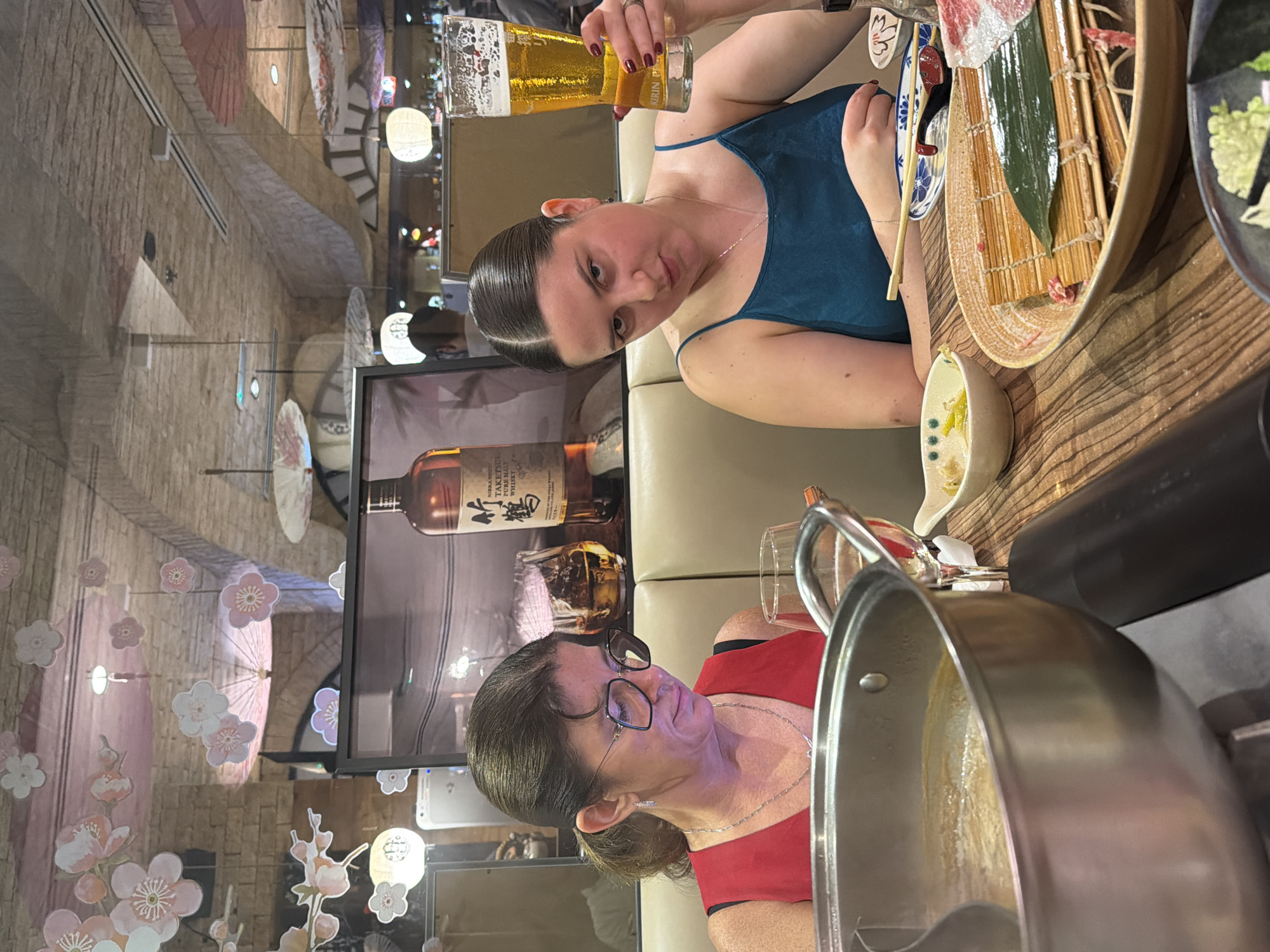 Hot pot dinner at Japanese restaurant in Dubai