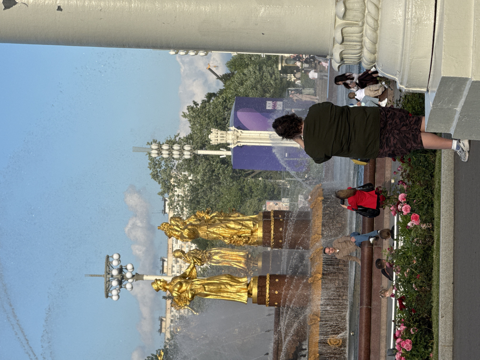 Afternoon at VDNKh, Moscow's landmark exhibition park