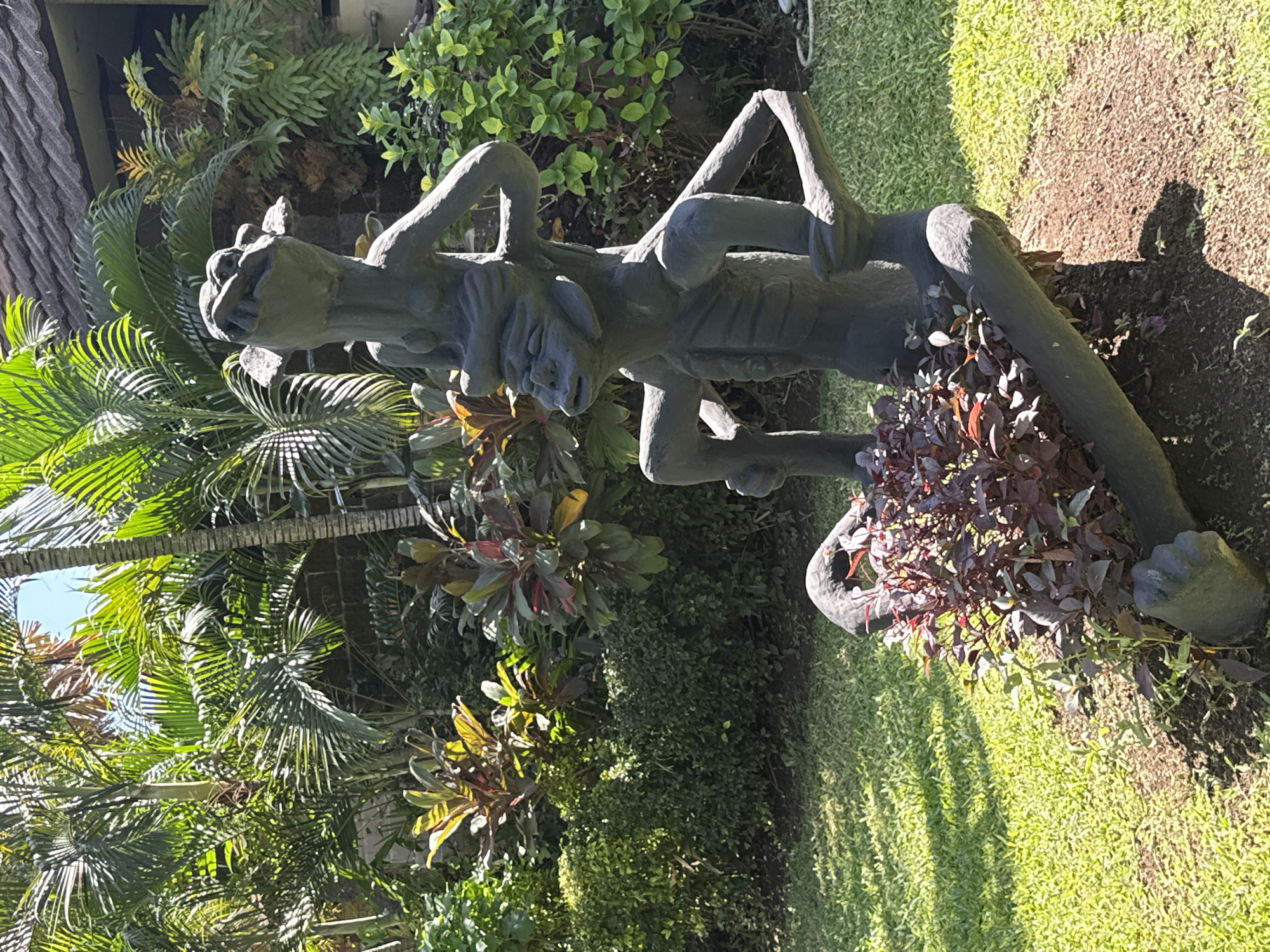Balinese resort and black sand beach, Abang