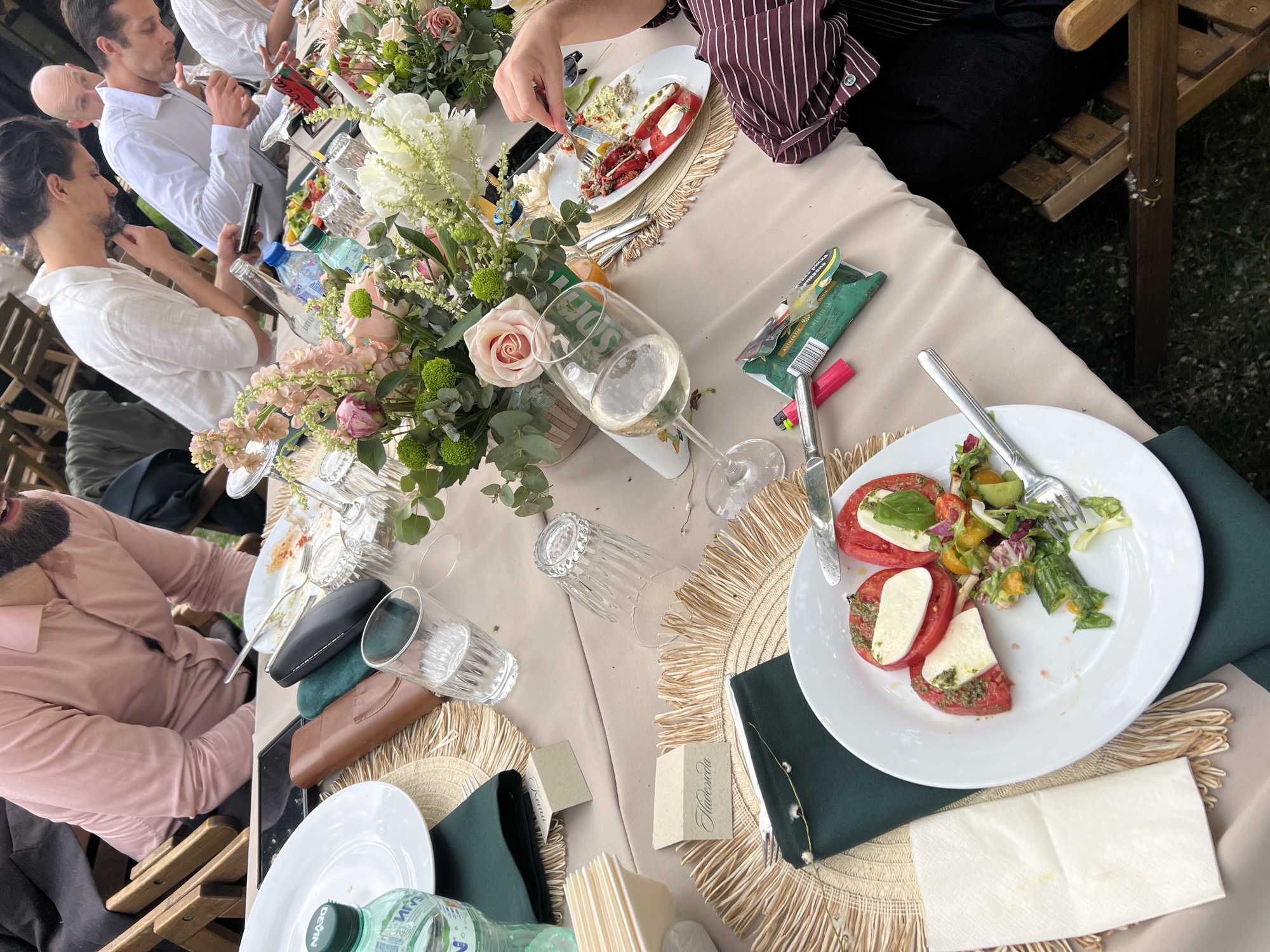 Community outdoor dining event held in Kokalyane, Bulgaria