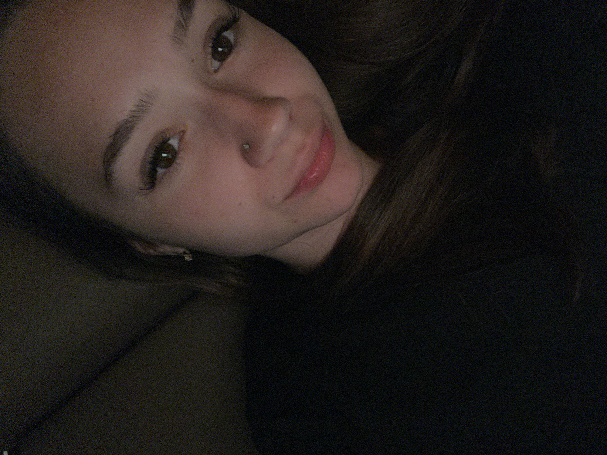 Late-night selfie session, multiple angles, one location
