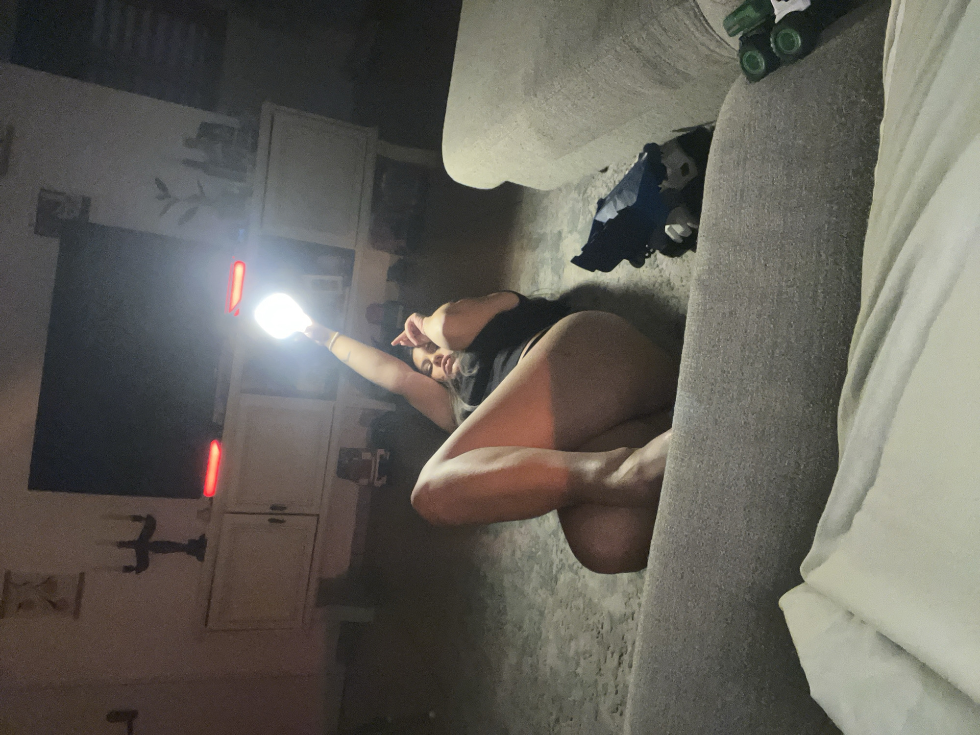 Evening domestic moments captured in Kiryat Bialik residence