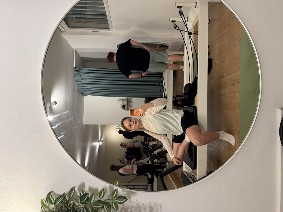Pilates class documented at Tel Aviv fitness studio