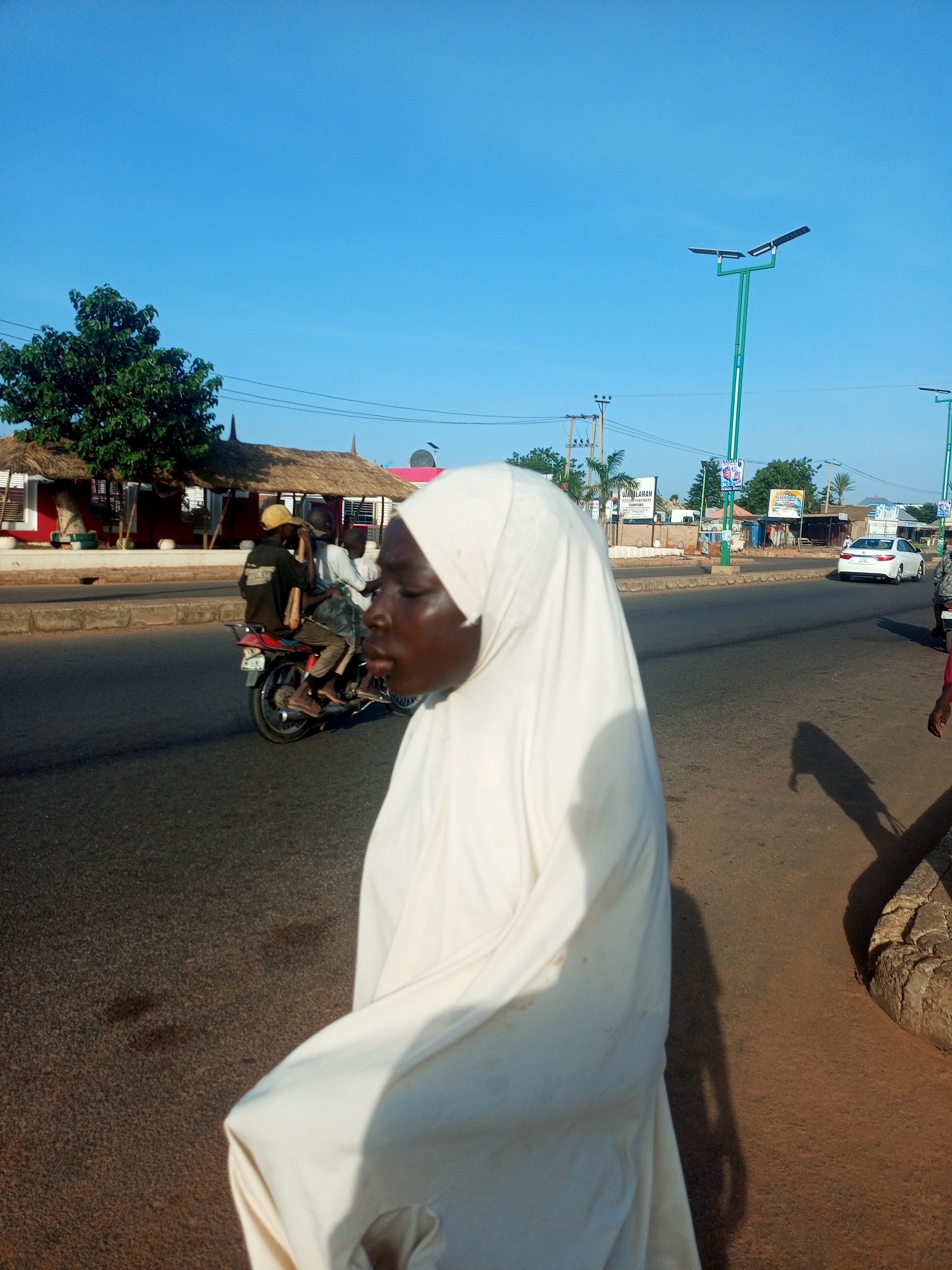 Morning street life in Tempure and Garko, northern Nigeria