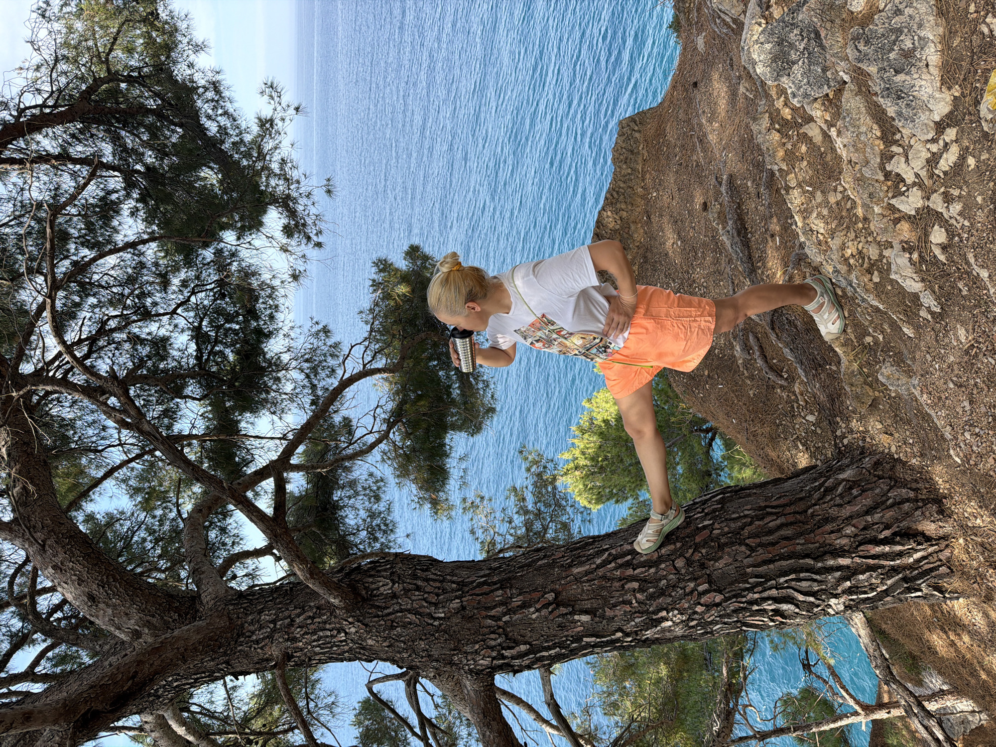 Morning coastal scenes documented along Montenegro's Adriatic shoreline