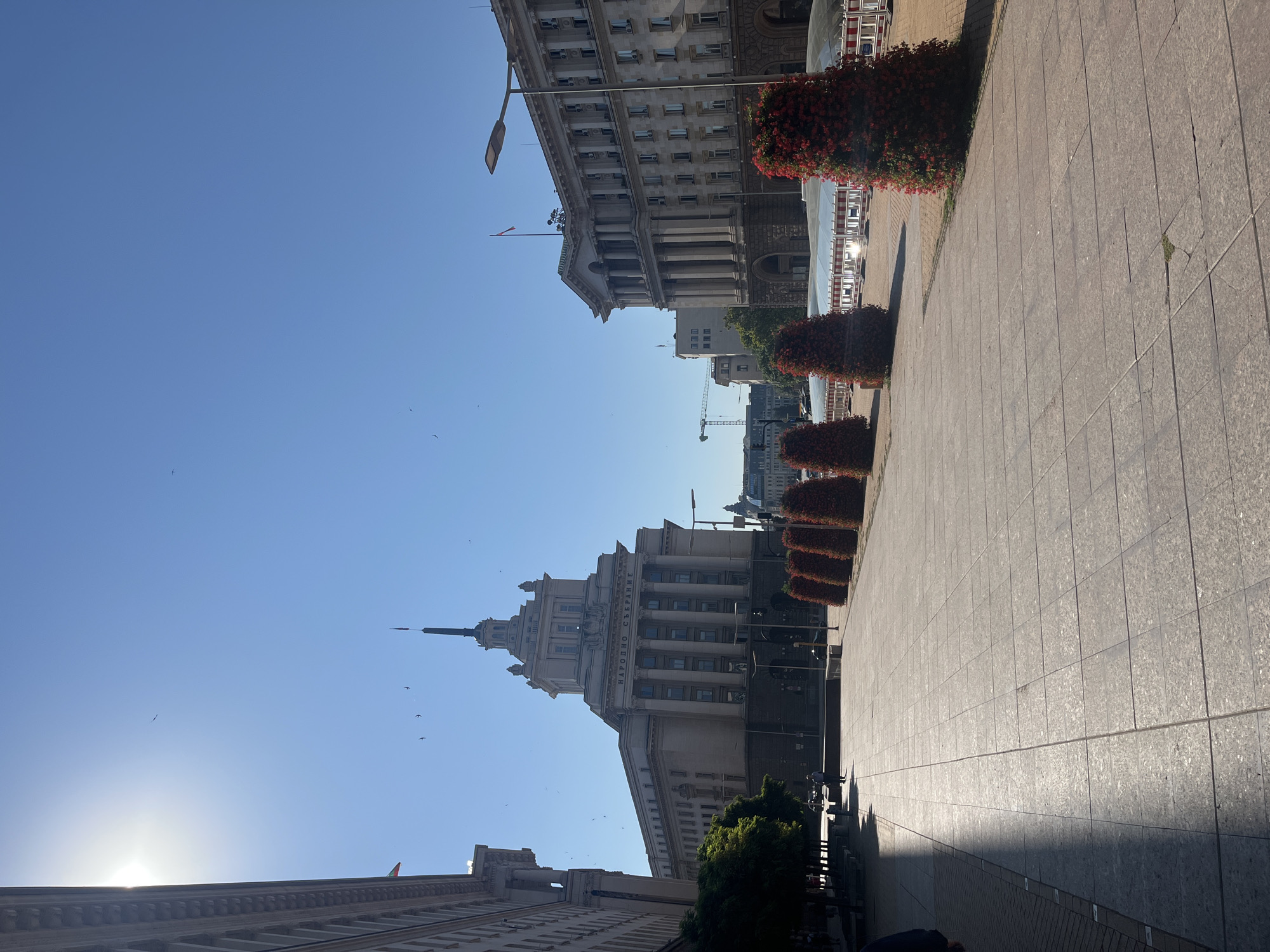 Summer morning stroll through Sofia's center and into the metro