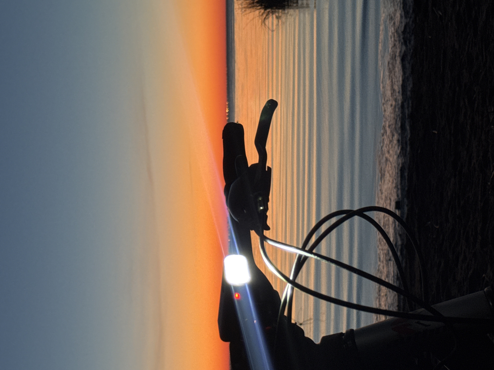 Gulf of Finland sunset from the Peterhof shoreline