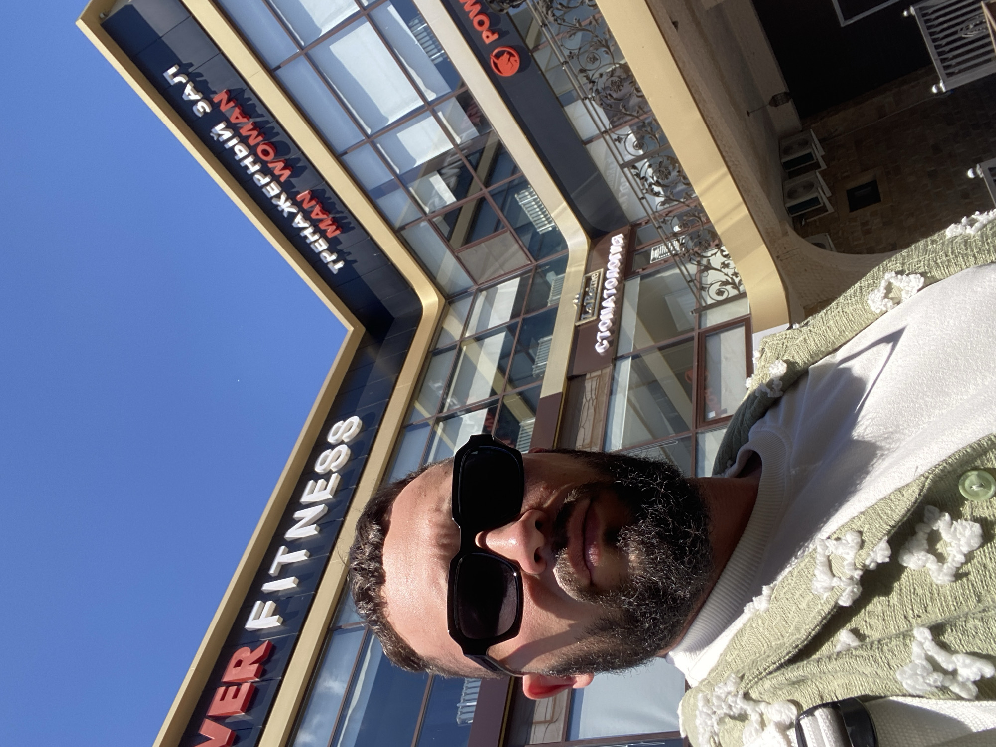 Gym, market mushrooms, and flowers in Makhachkala