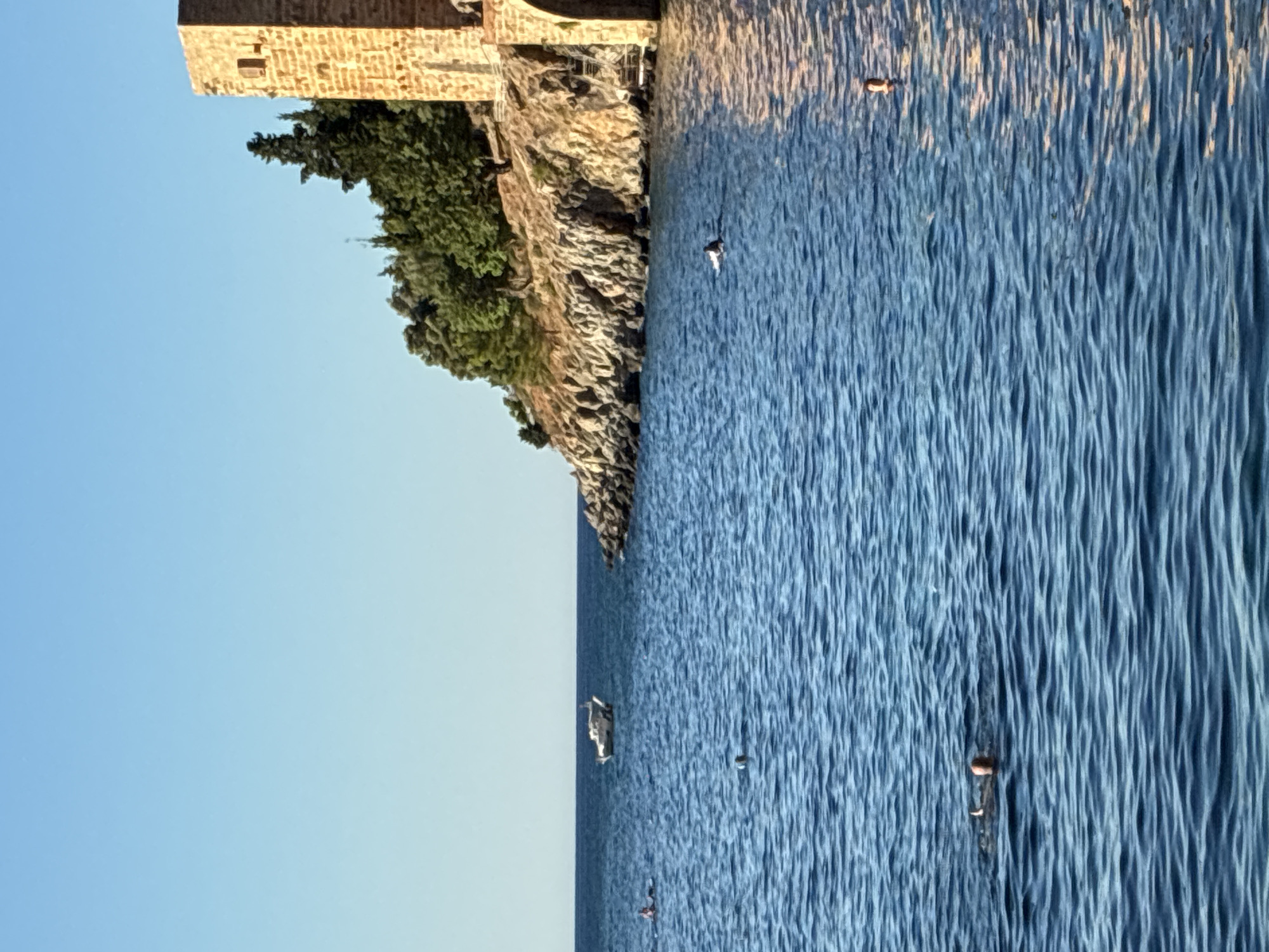 Alanya Castle and coastline viewed from the sea