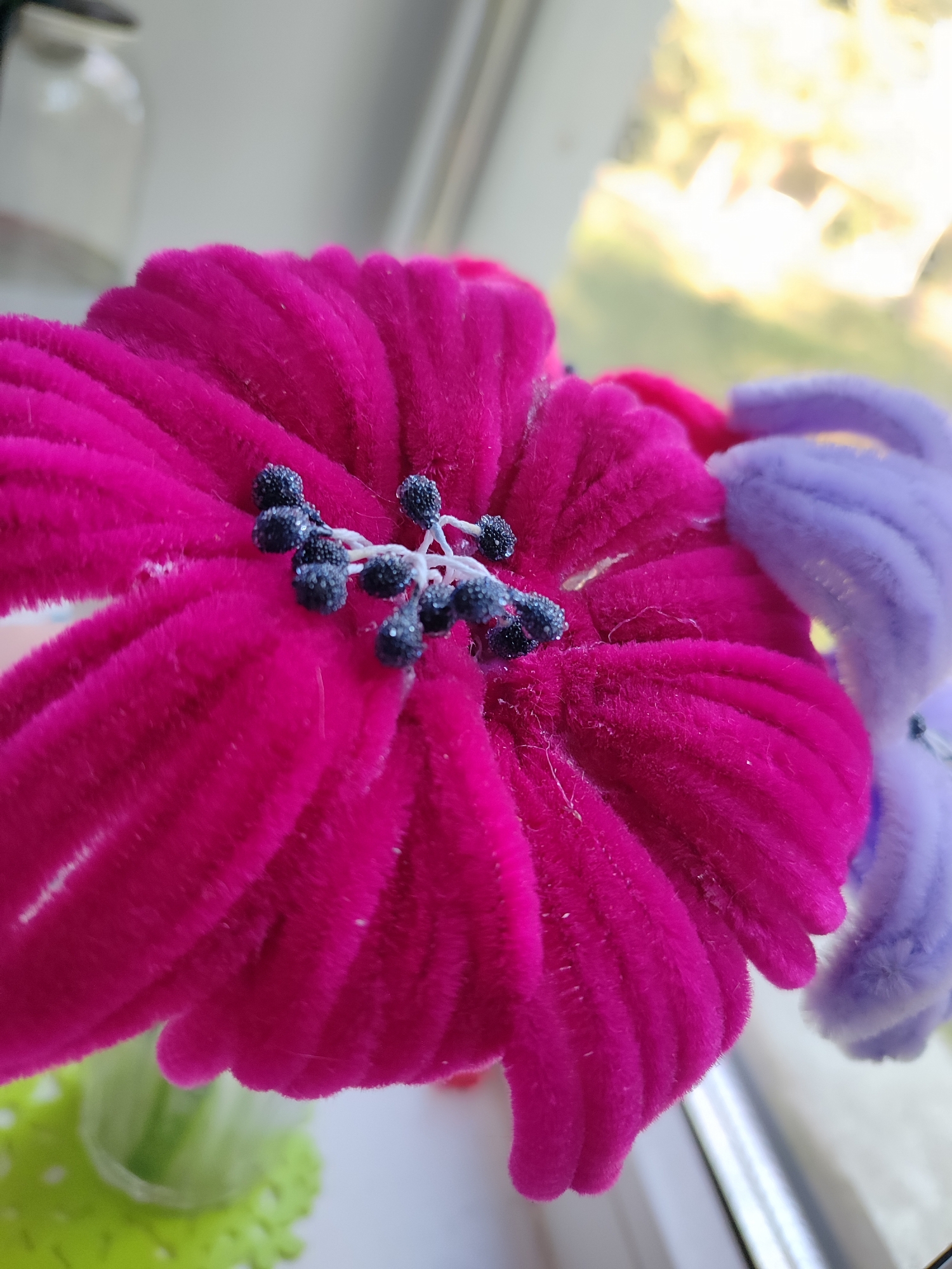 Handmade flowers, sweets, and sunny tree canopies on an August afternoon