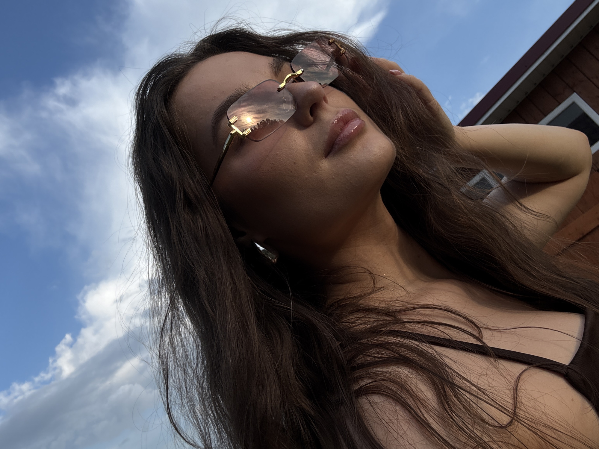 Summer afternoon selfies and dog time in Rusalevka