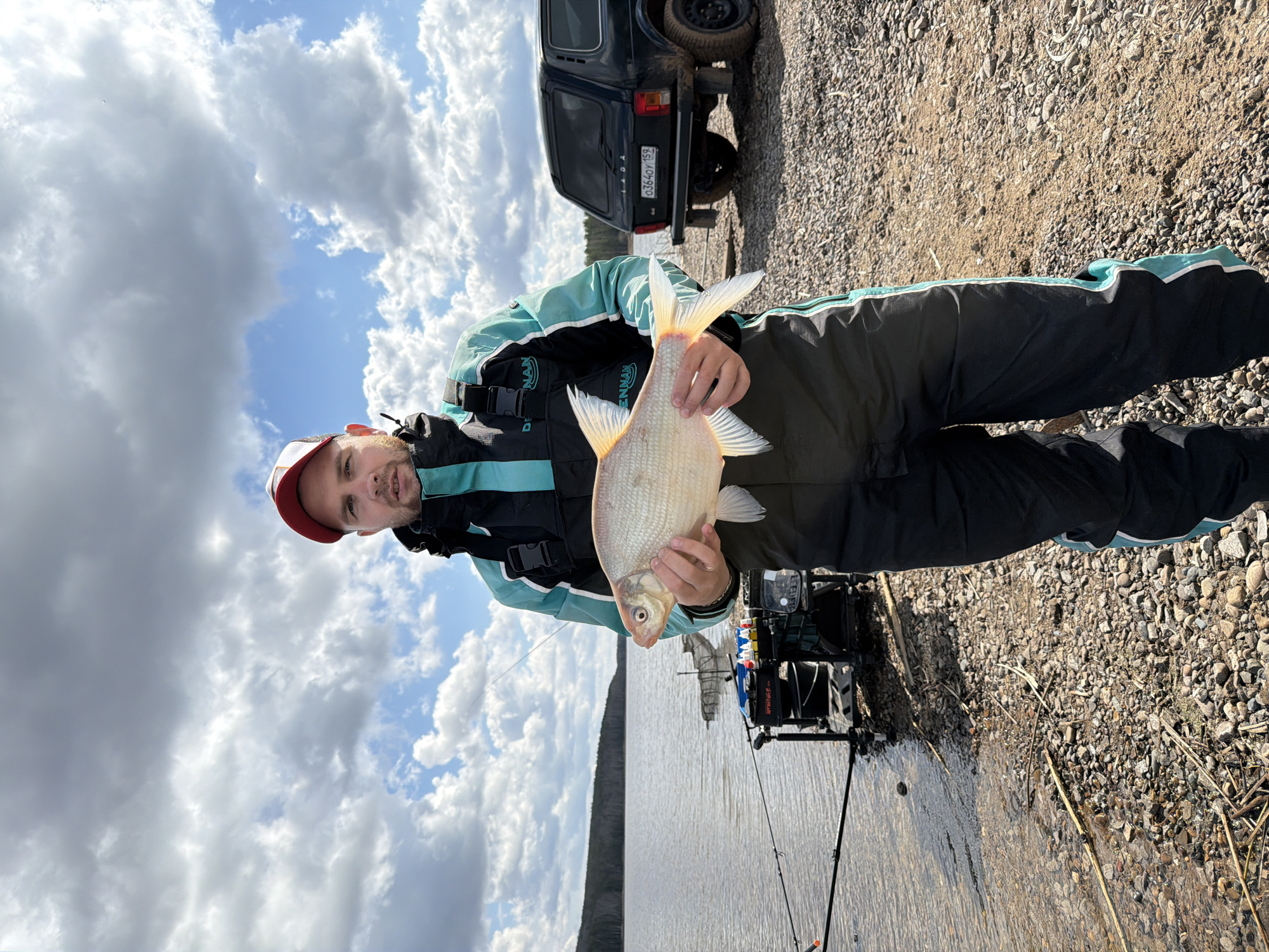 Morning fishing trip documented along Kama River in Chaikovsky