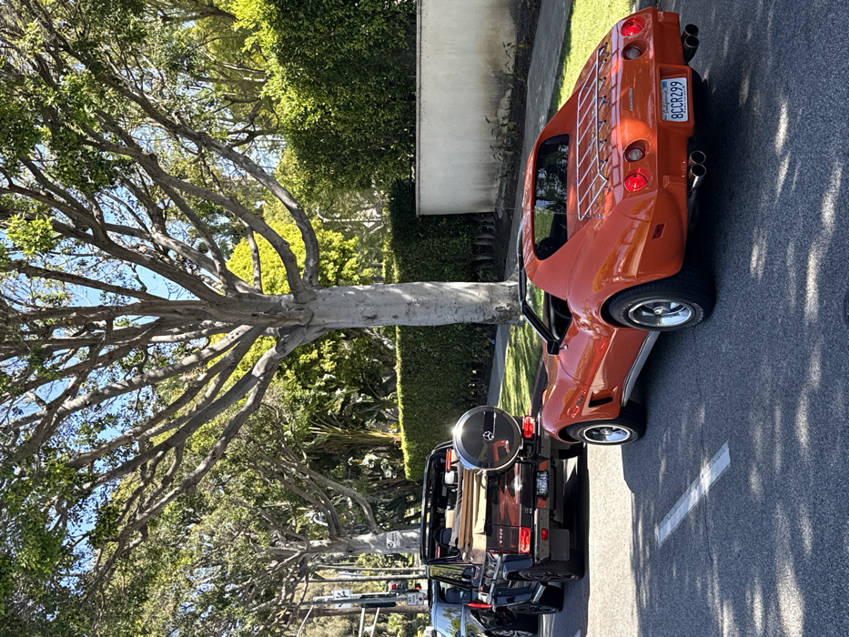 Traffic queue forms on Beverly Hills street Wednesday evening