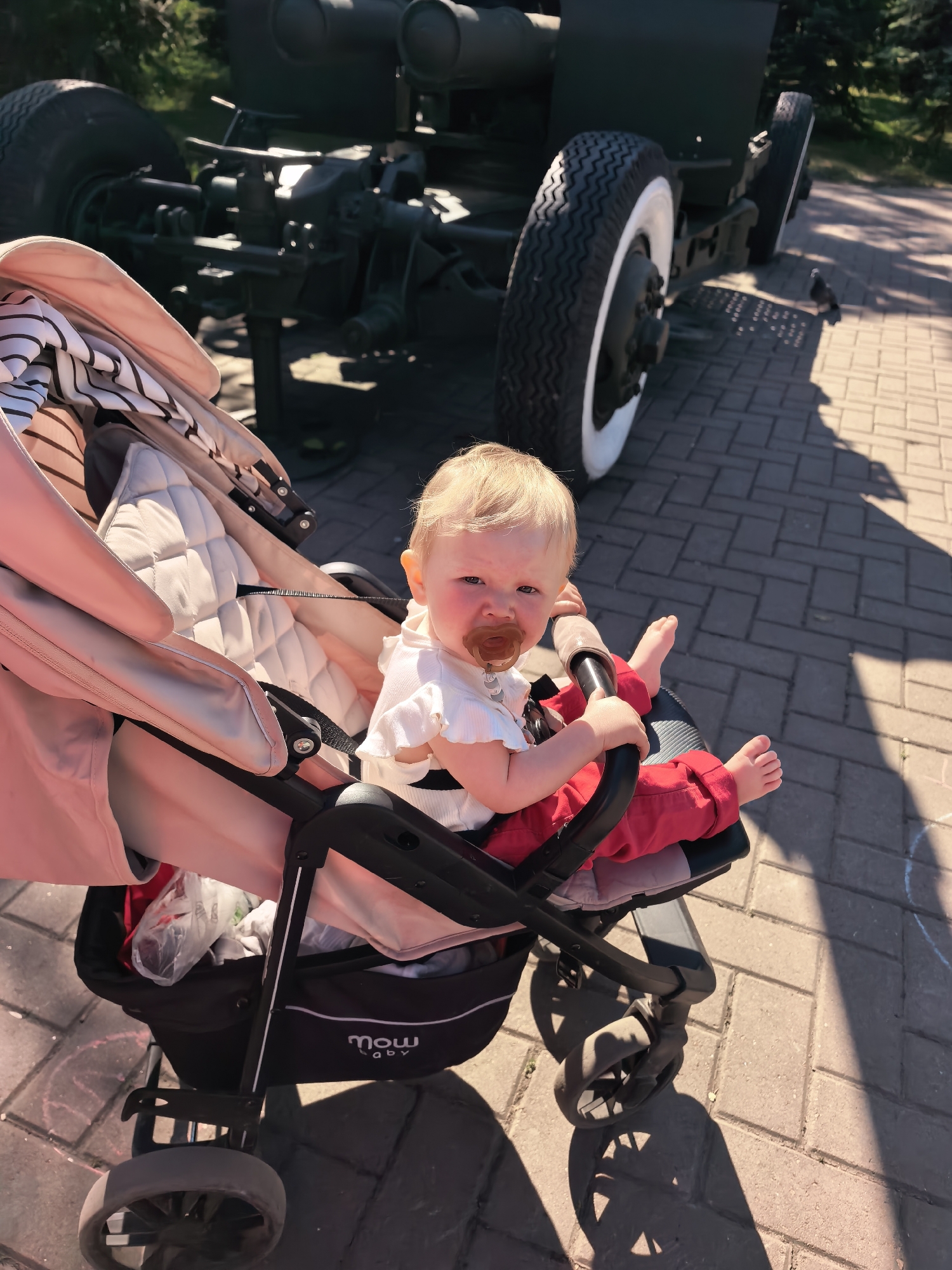 Families visit military memorial park in Sterlitamak, Russia