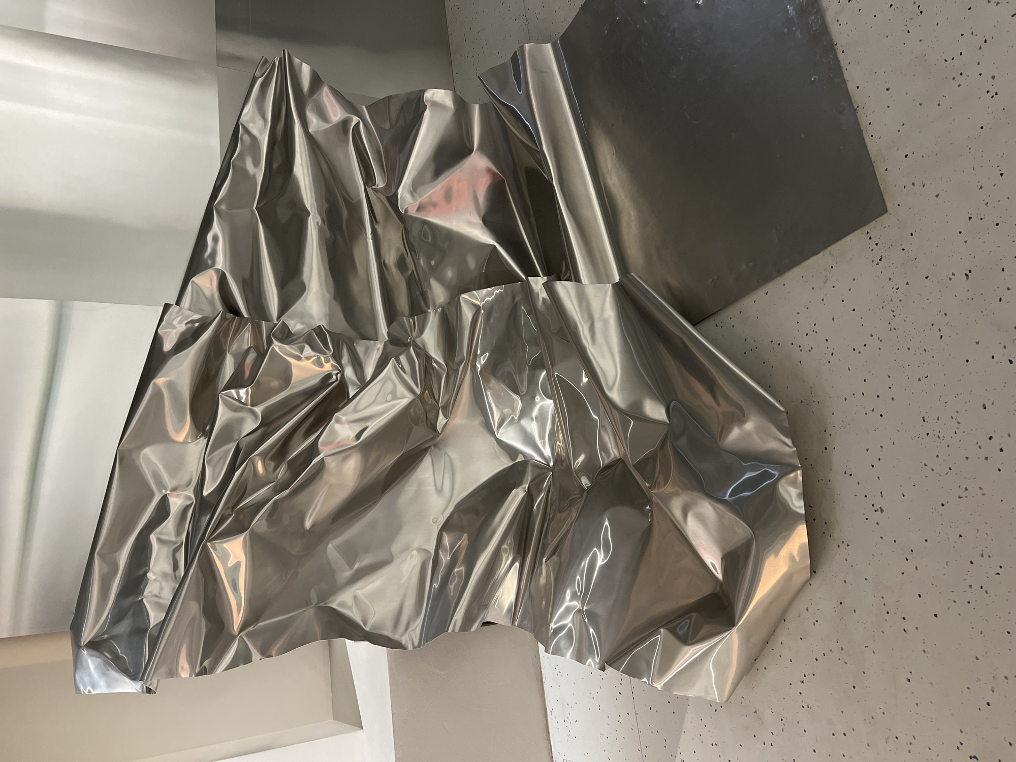 Art gallery installations documented in Moscow cultural venue