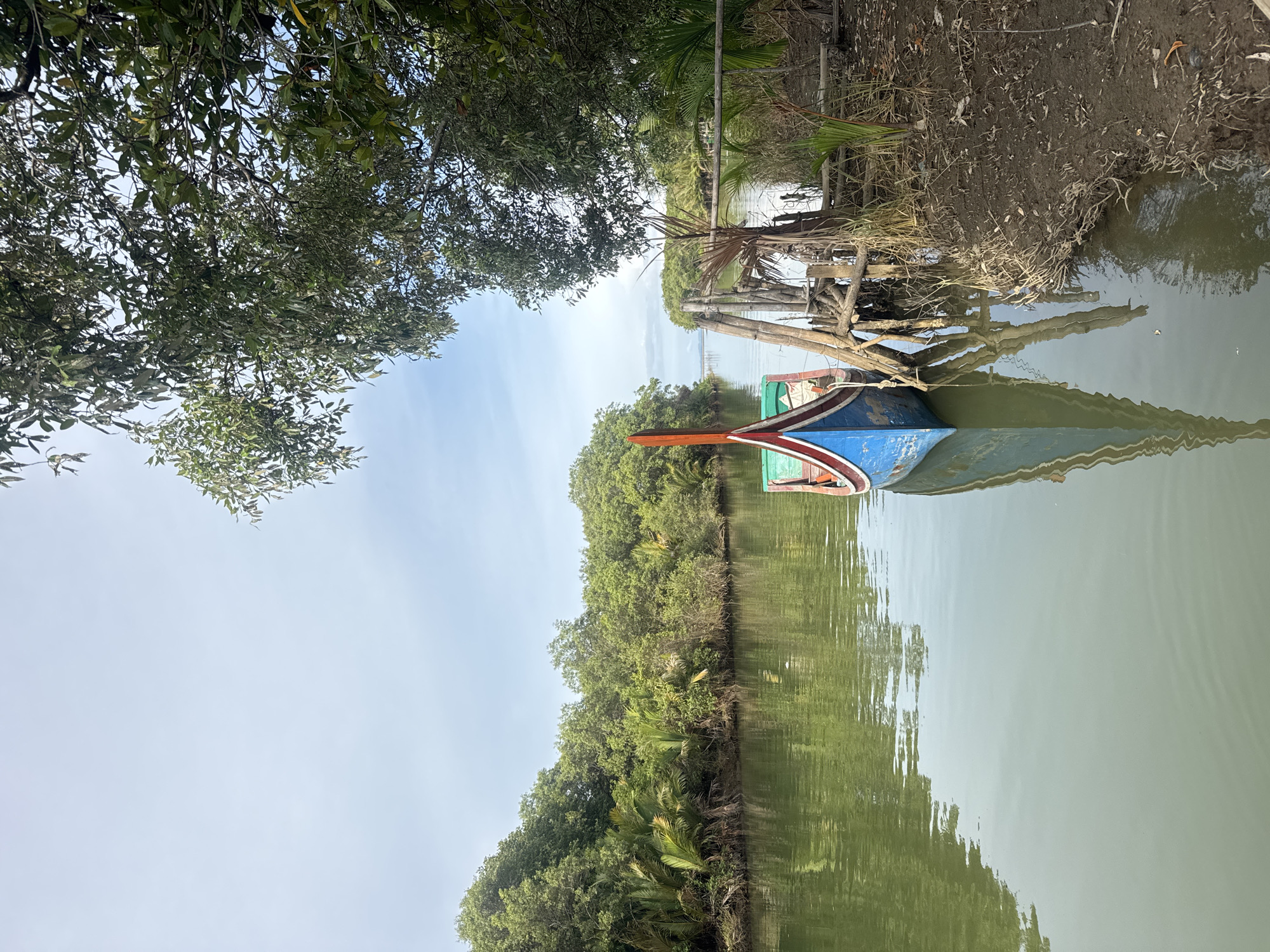 Fishing a quiet tropical river in Grong Grong Capa, Indonesia