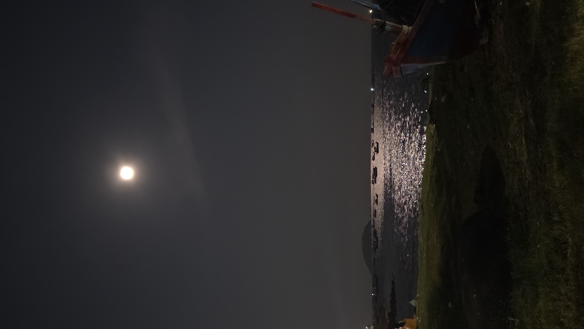 Nighttime waterfront scenes captured in Bắc Nha Trang, Vietnam