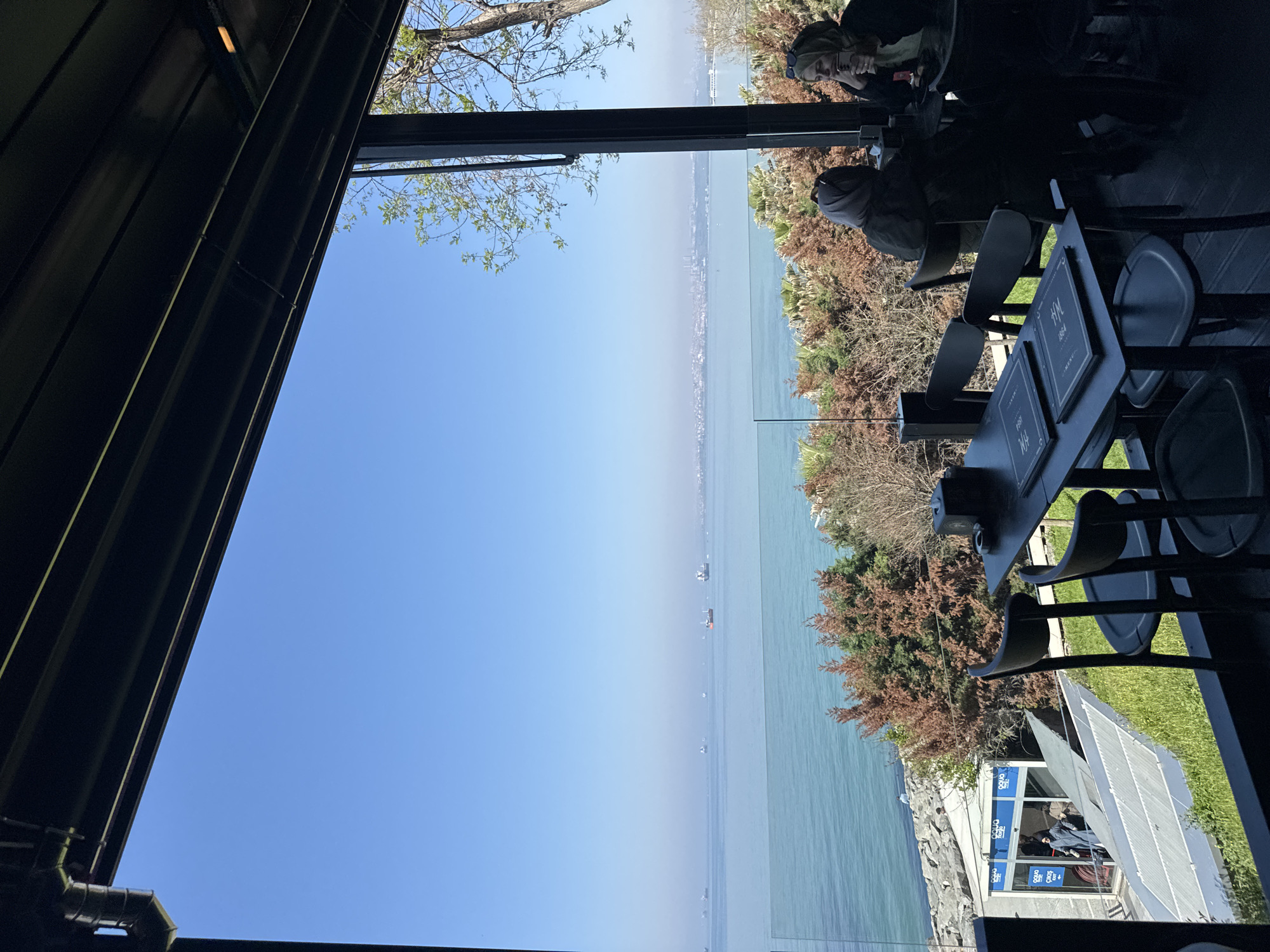 Morning waterfront views captured at Bakırköy shopping and dining area