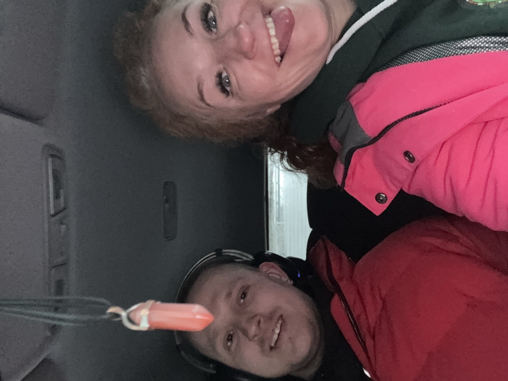 Routine traffic observed in Chaikovsky, Russia on overcast afternoon