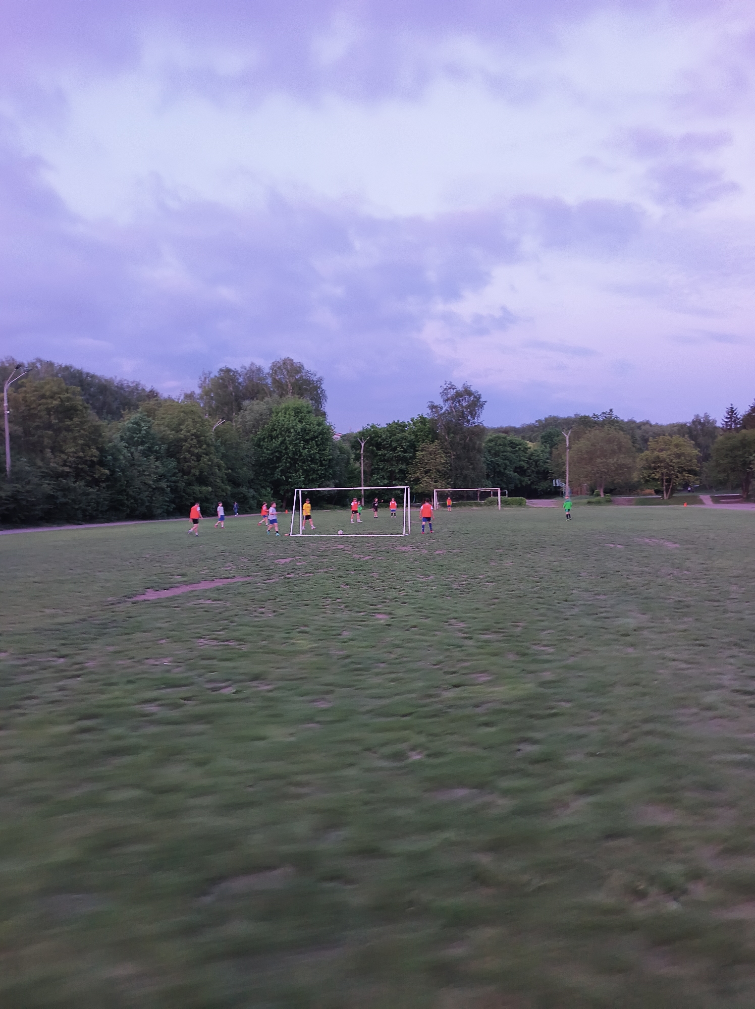 Youth soccer training session observed in Ternopil, Ukraine