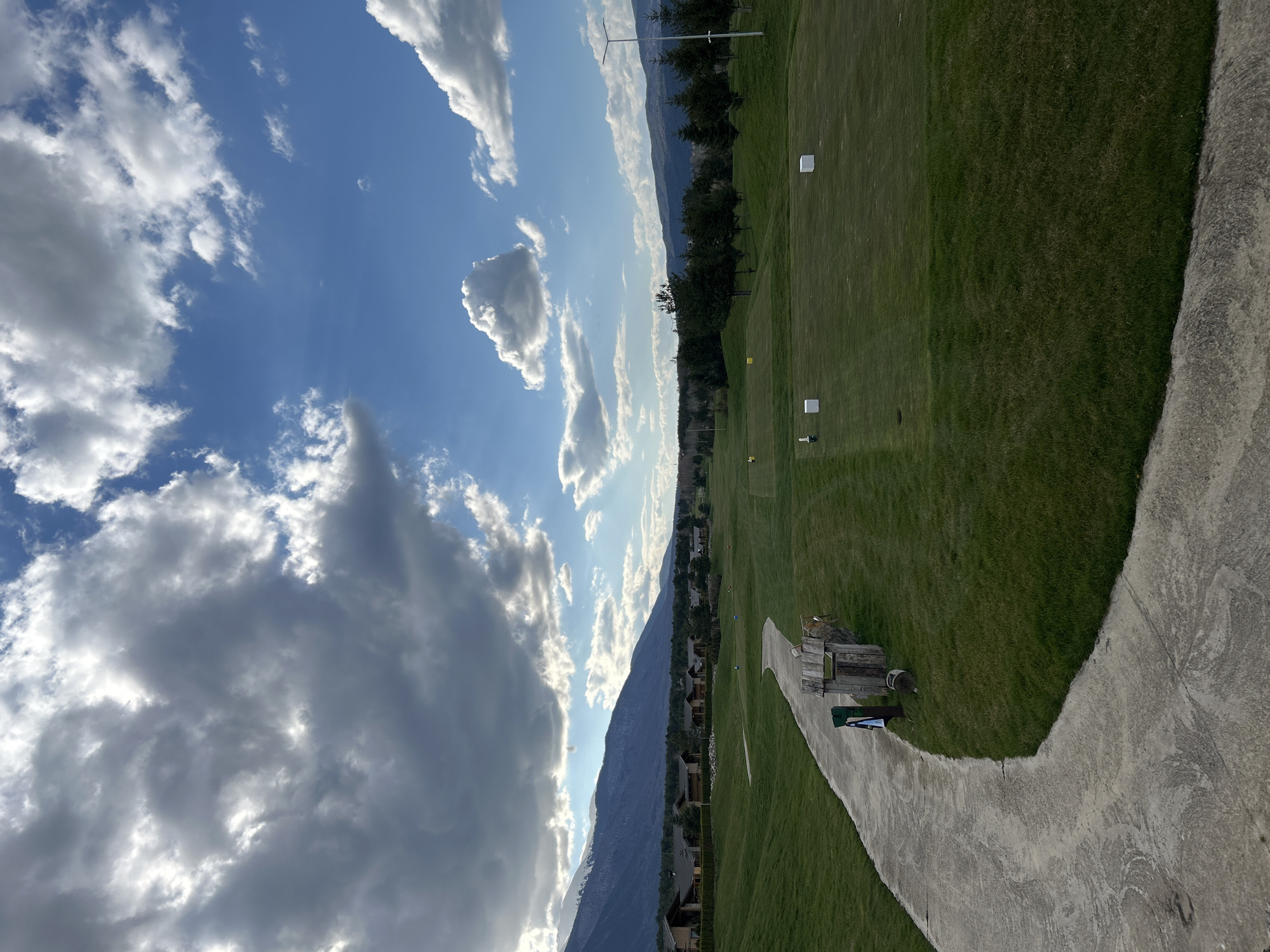Golf course views captured at Pirin resort in Bulgaria
