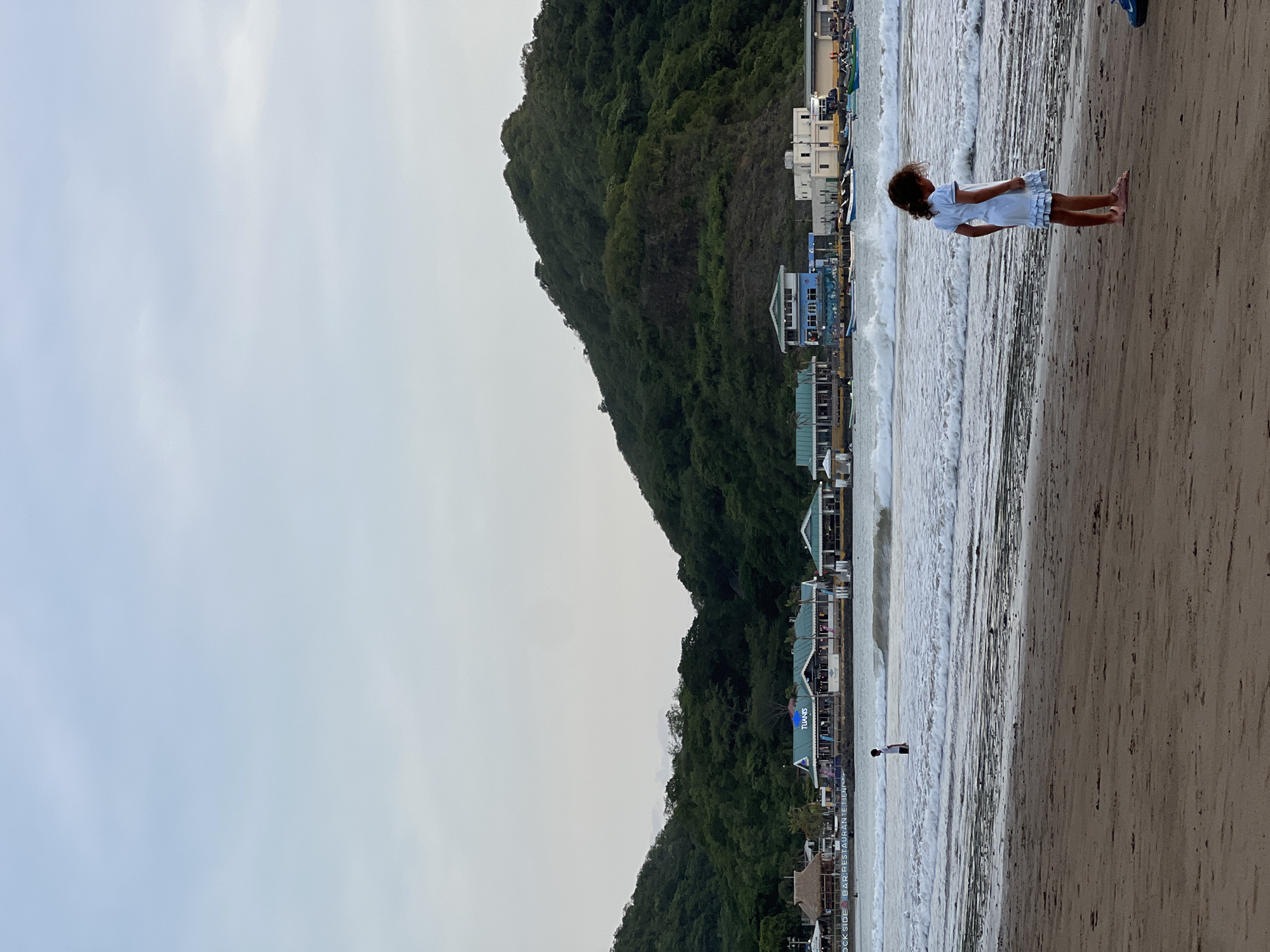 Sunset beach life in San Juan del Sur, Nicaragua