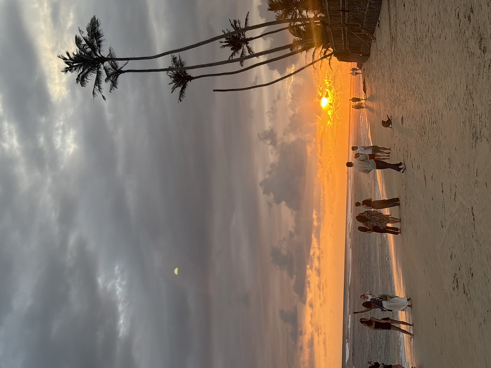 Dramatic sunset draws crowds to Ahangama beach, Sri Lanka