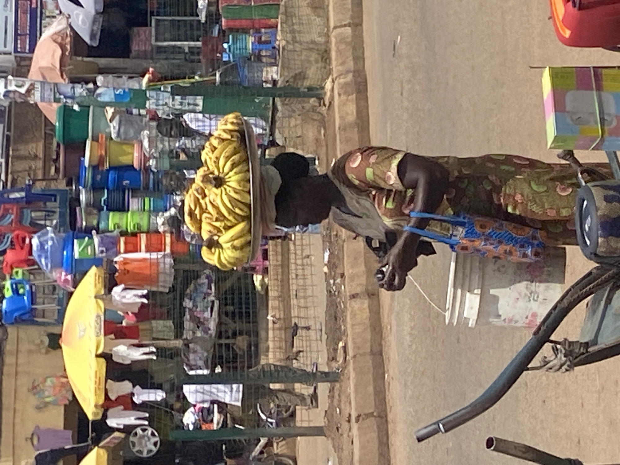 Midday hustle at a busy Bukuru street market