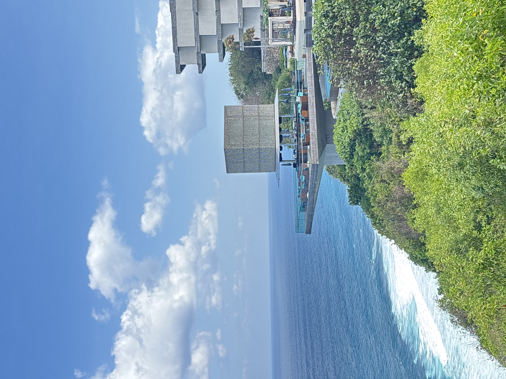 Clifftop coastal views captured in Kuta Selatan, Indonesia