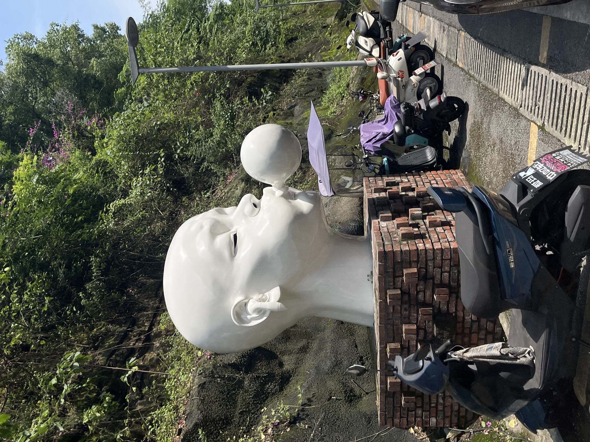 Sculpture park and gallery visit in Chongqing High-tech Zone