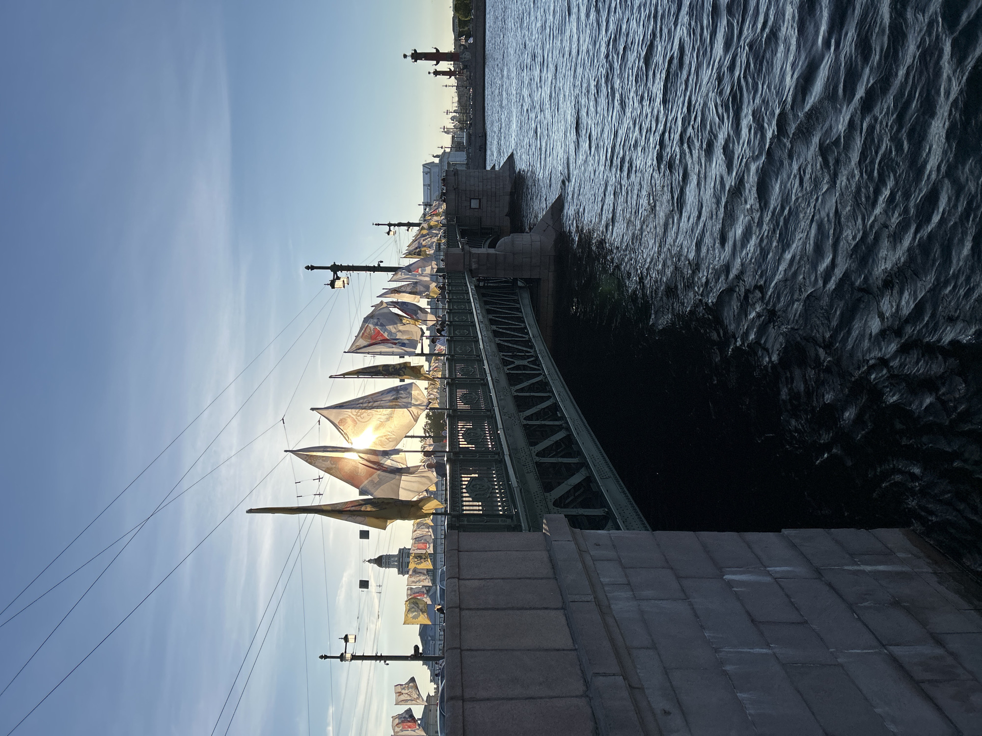 St. Petersburg street life captured during summer afternoon hours