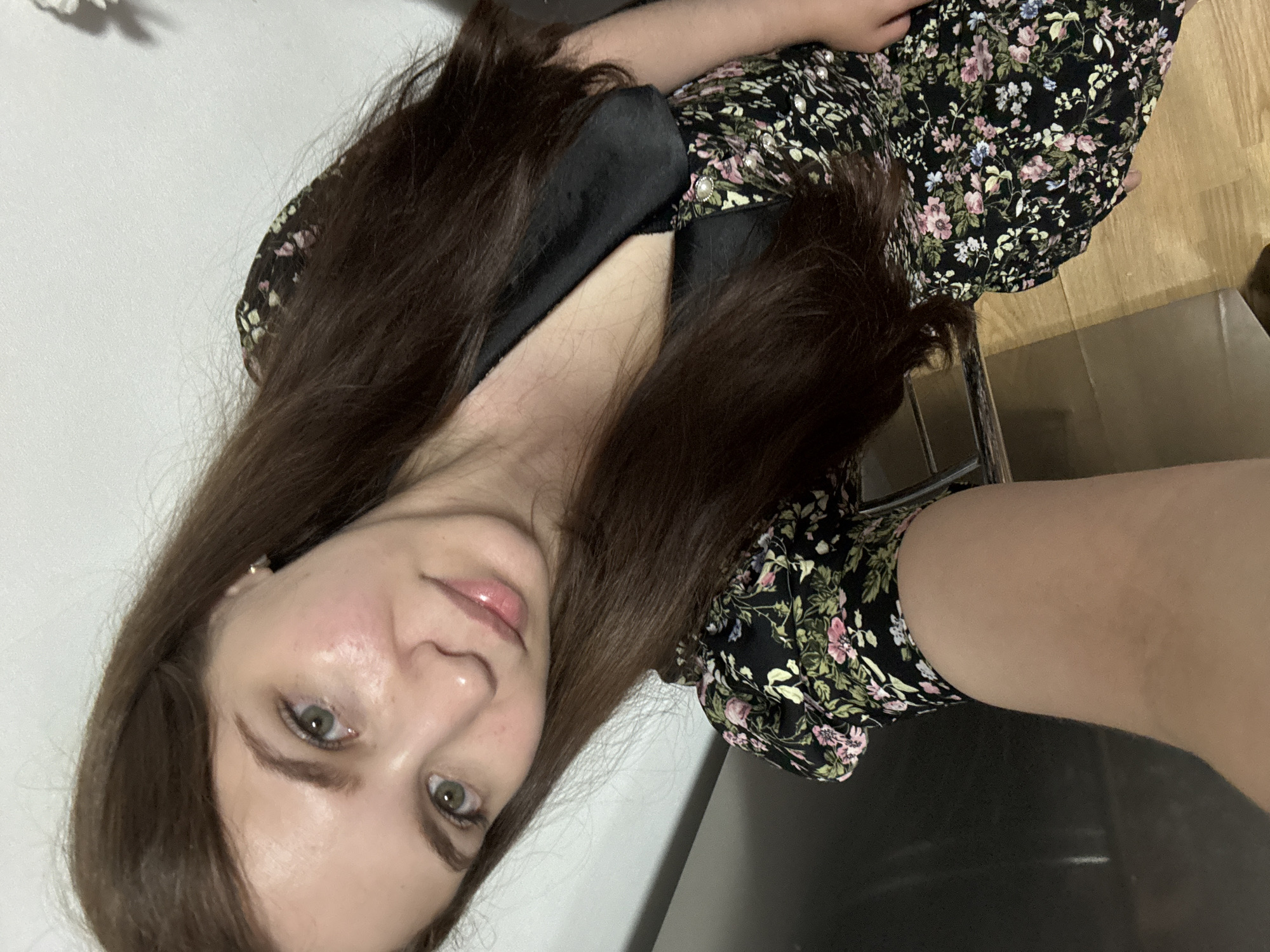 Selfies, roses, and fresh mint on a quiet evening in Chaikovsky
