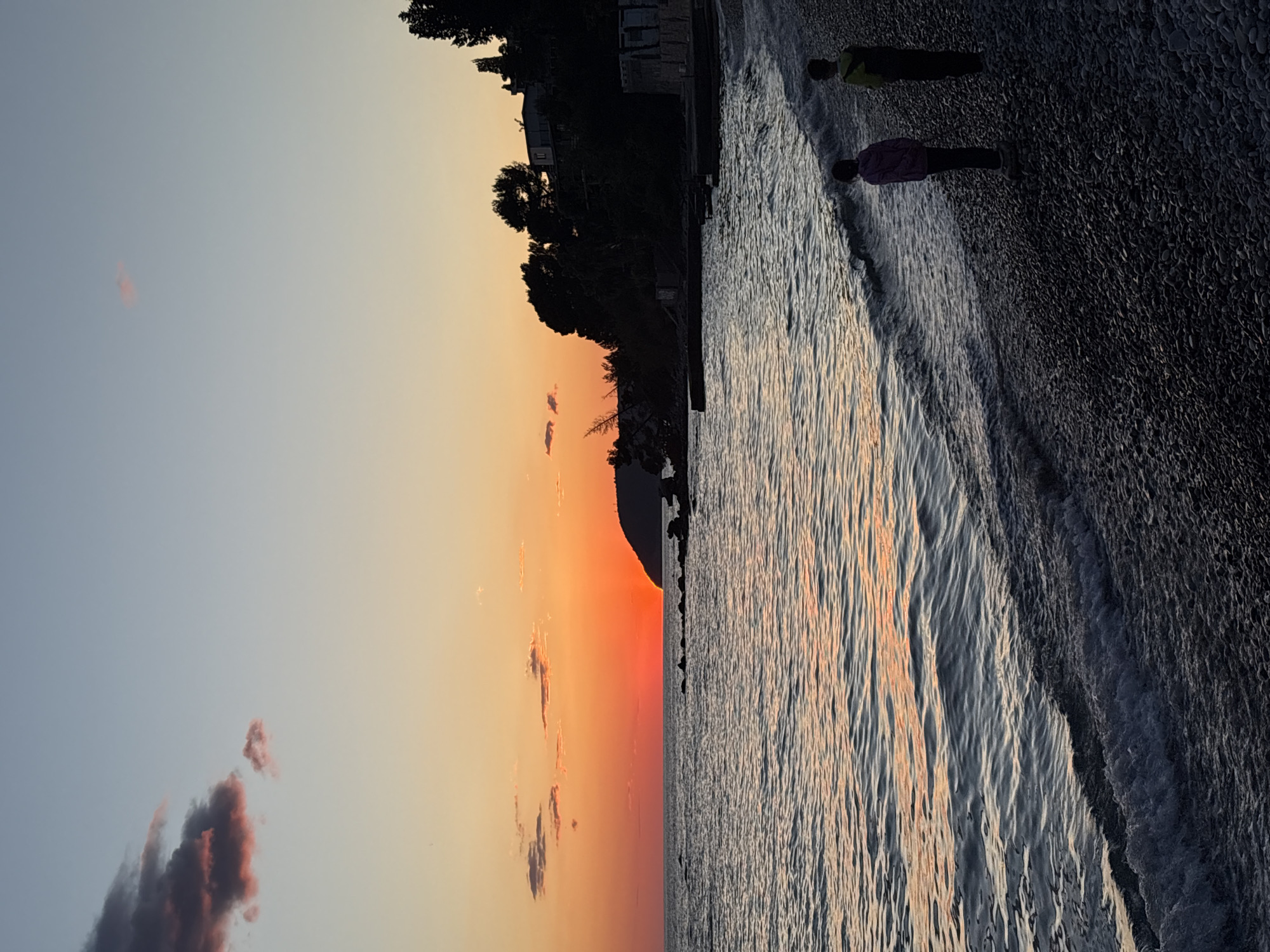 Sunset documented across Bar, Montenegro coastal areas May 1