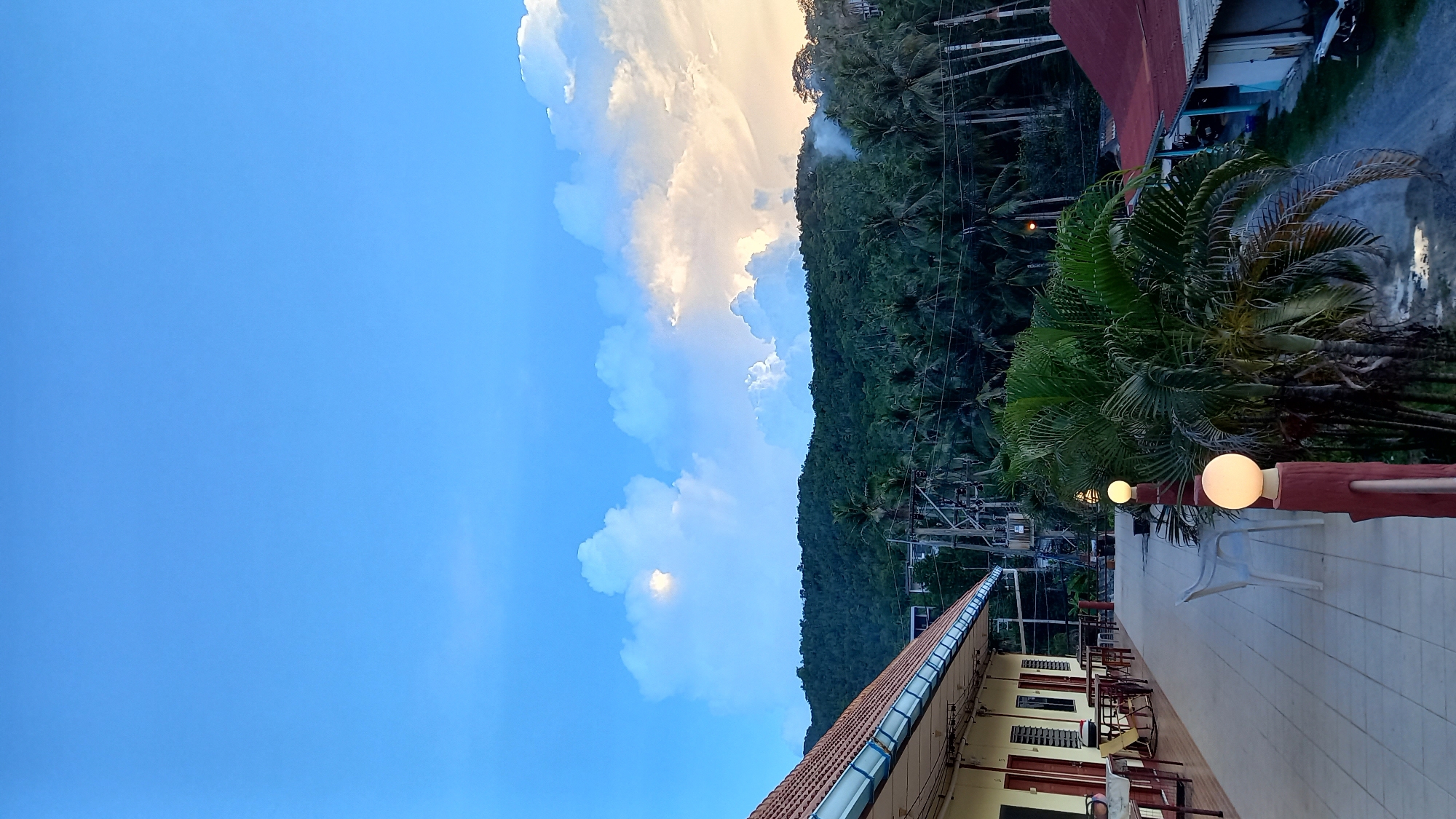 Koh Phangan morning: hillside views, skies, and local life