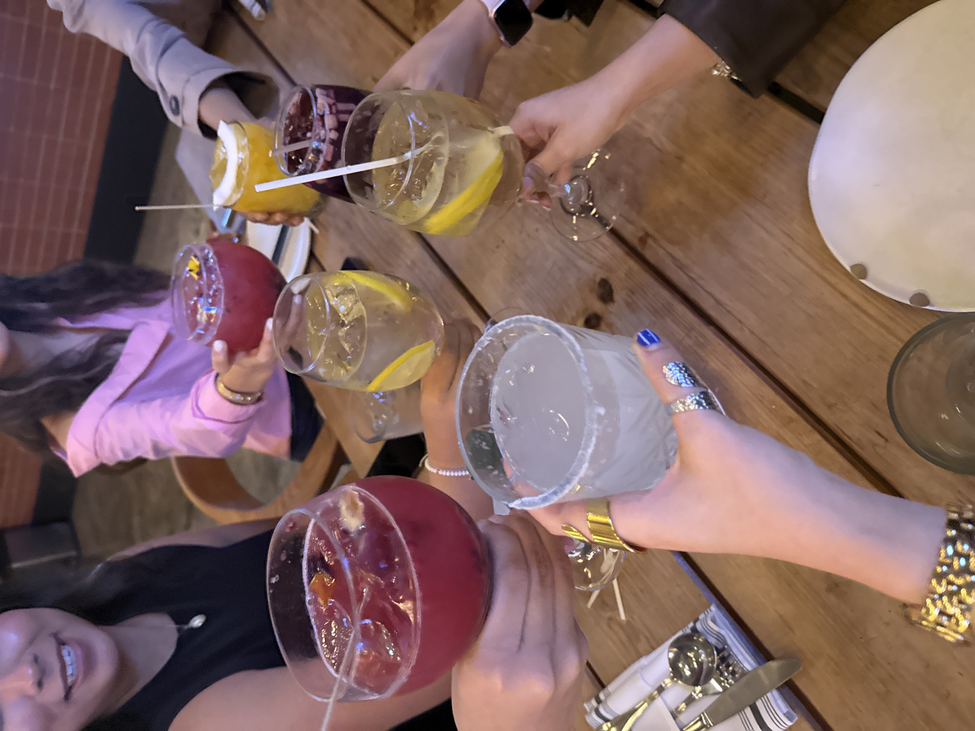 Late night dining gathering at Mexico City restaurant