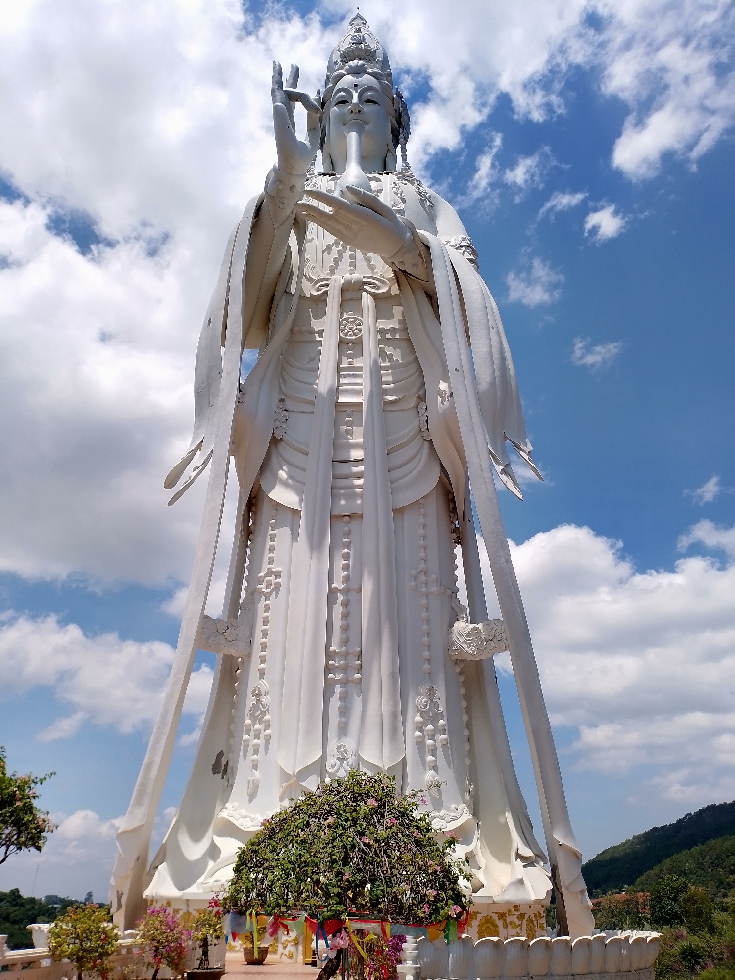 Buddhist statues observed at Linh Phuoc Pagoda, Nam Ban