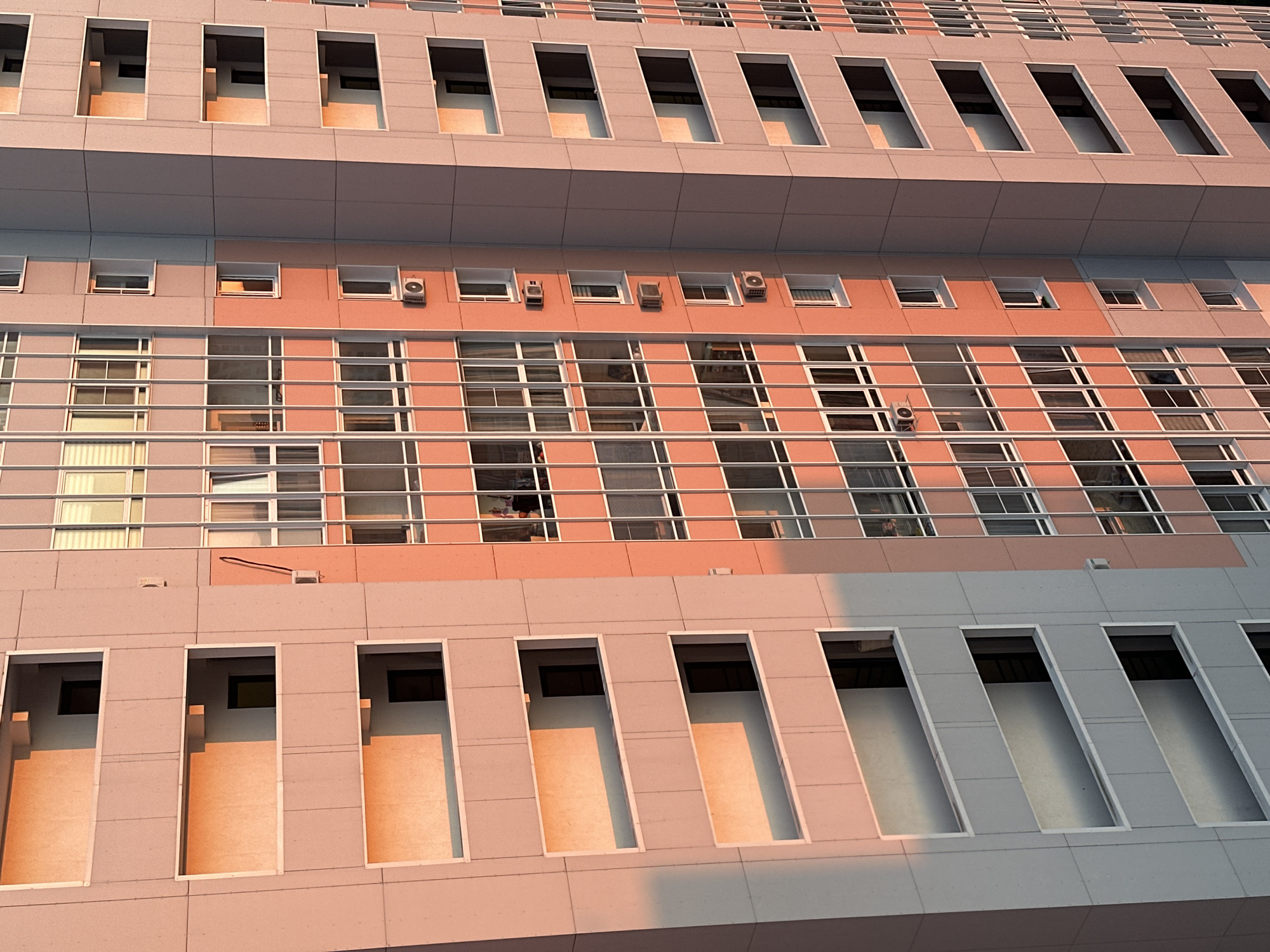 Urban architecture documented in Khimki, Russia residential district