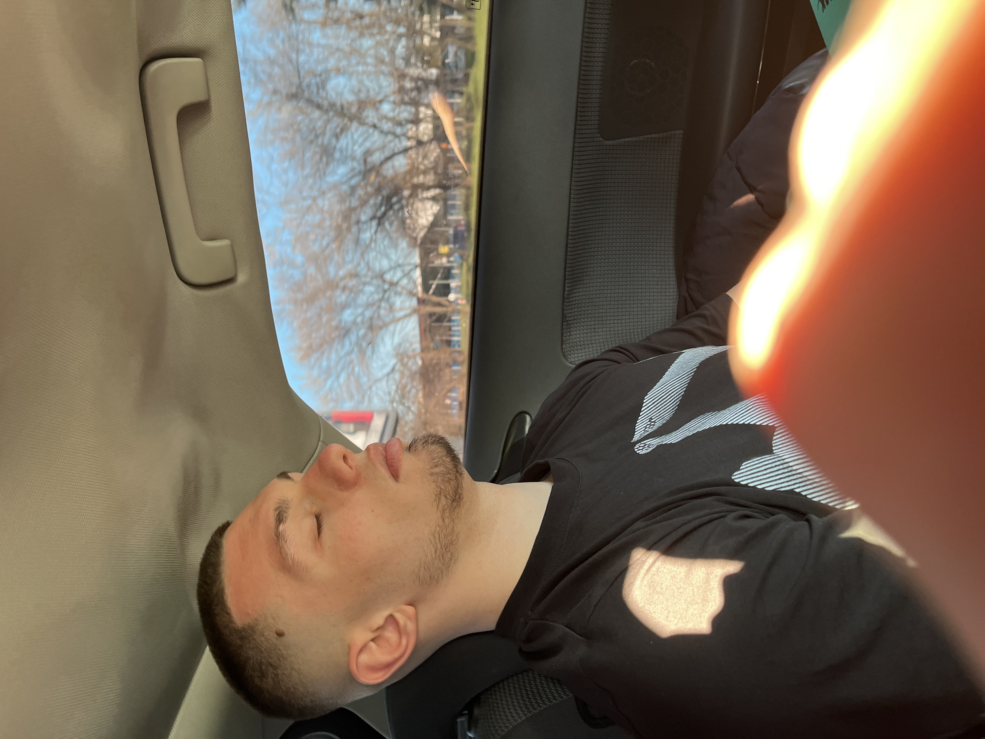 Man observed reclining in car passenger seat in Burgas