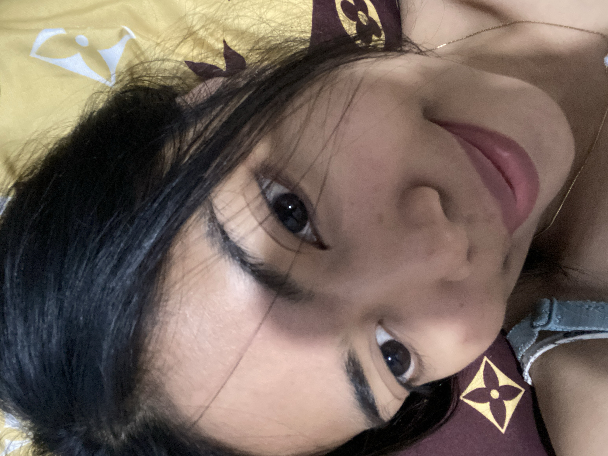 Overhead lying-down selfie taken in Madiun, Indonesia.