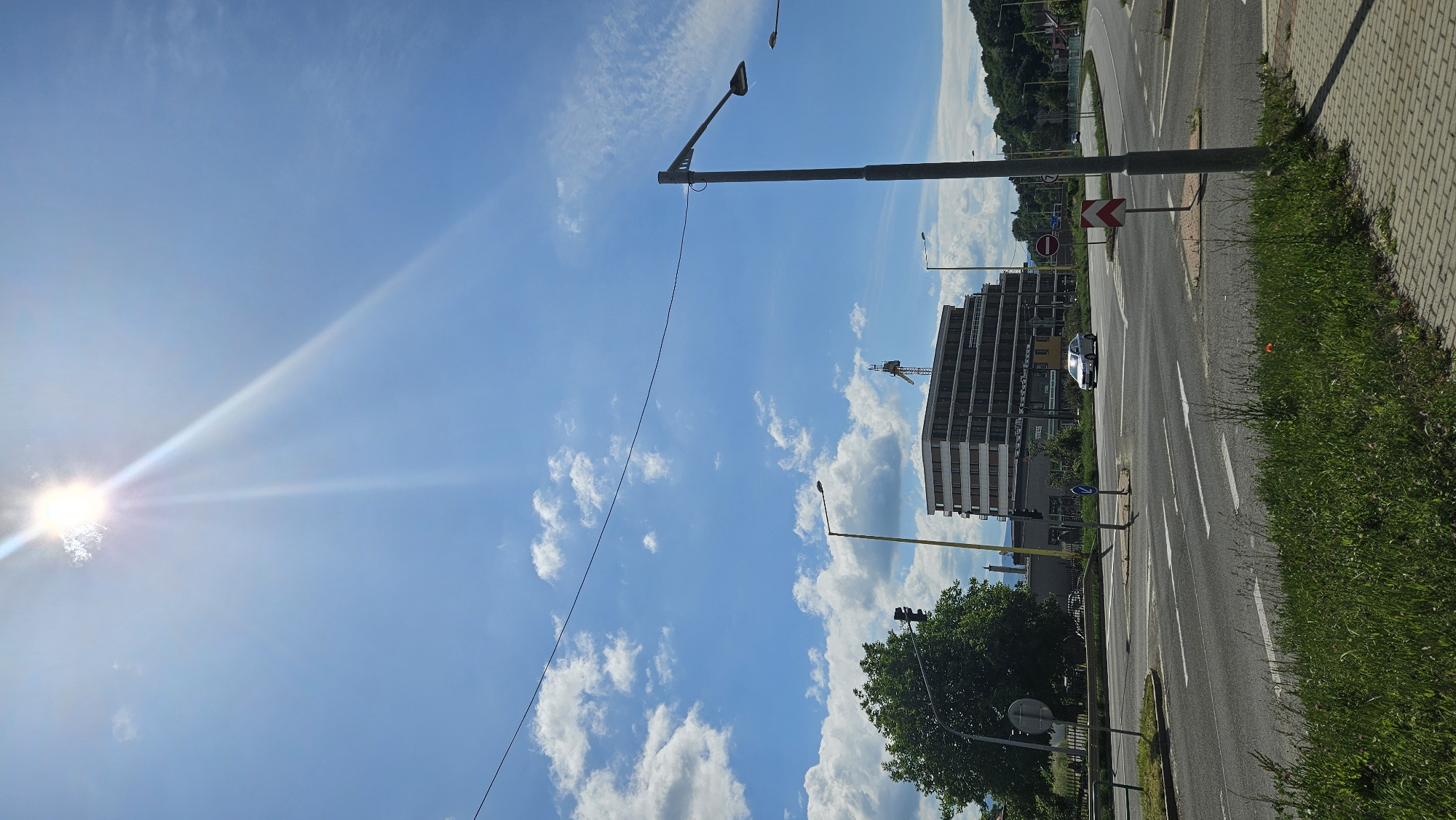 Morning street scenes and landmarks documented in Prešov, Slovakia