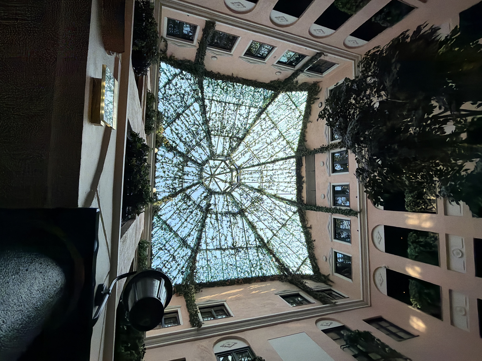 Malmö's historic streets and a moody upscale lounge interior
