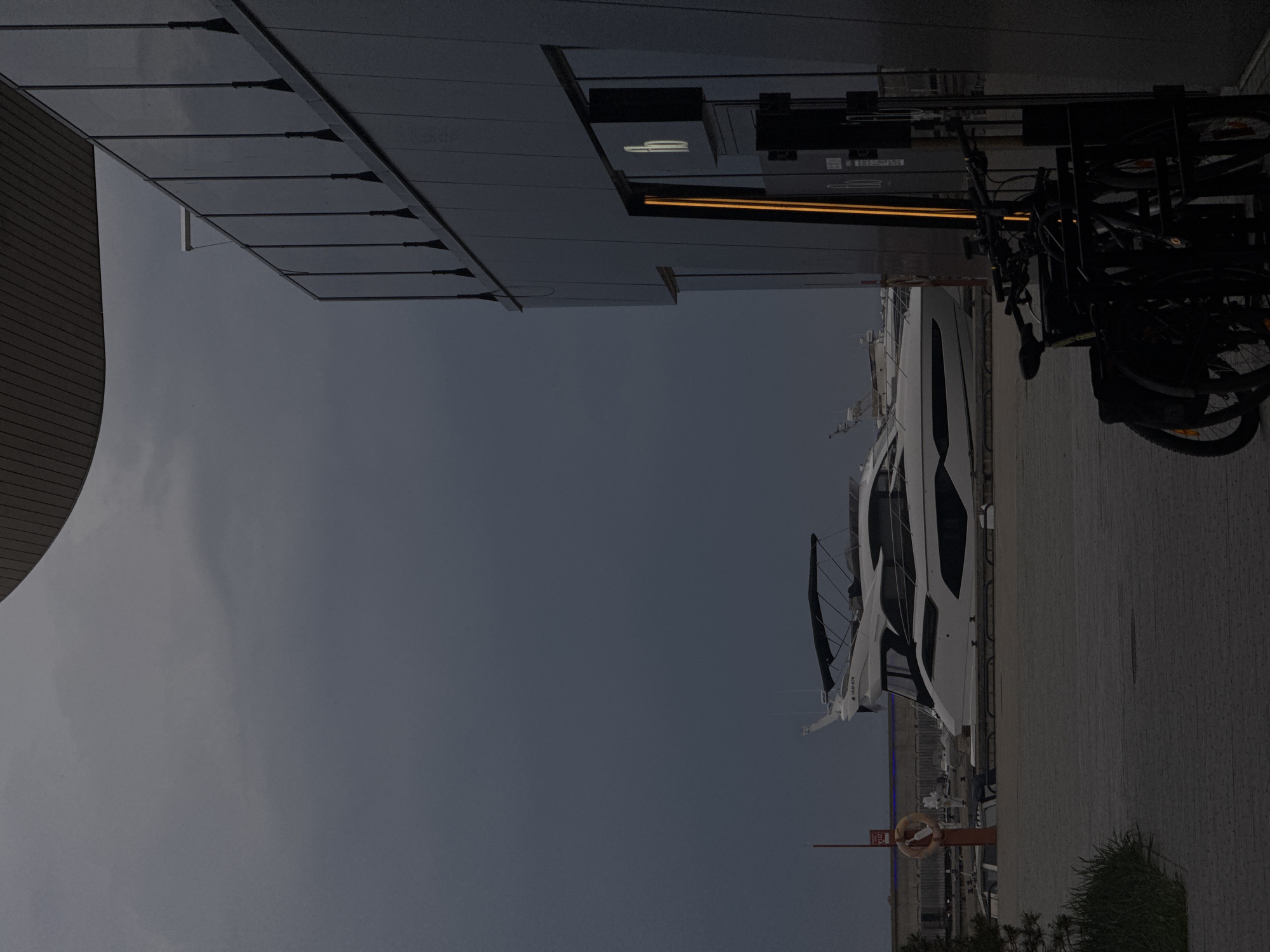 Overcast evening documented at Tallinn's Noblessner Marina development